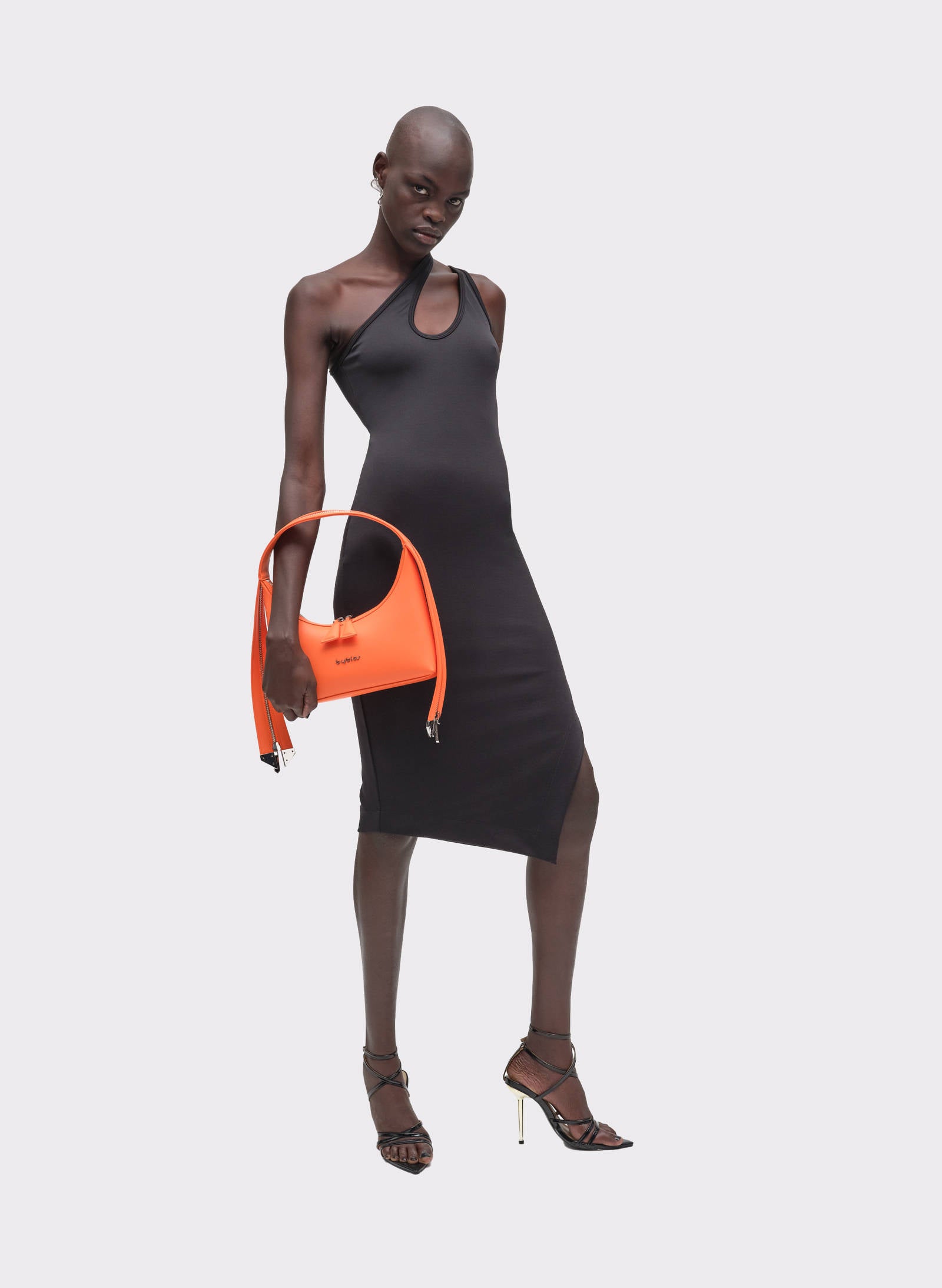 Eclipse Cut-Out Slit Dress