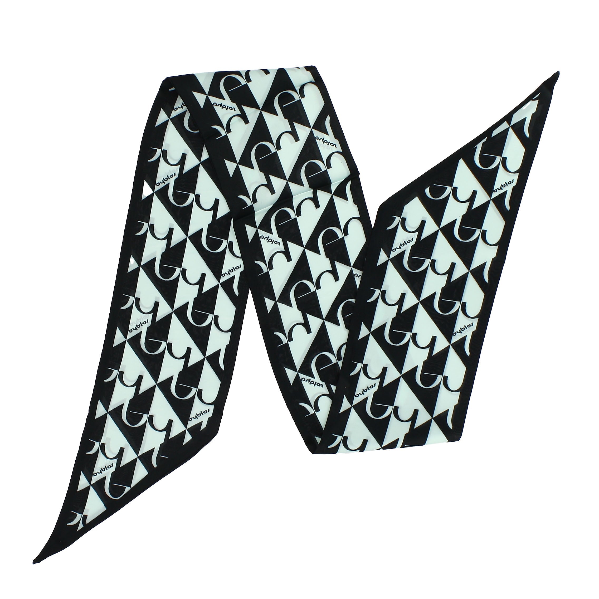 Mini foulard stampa triangolo