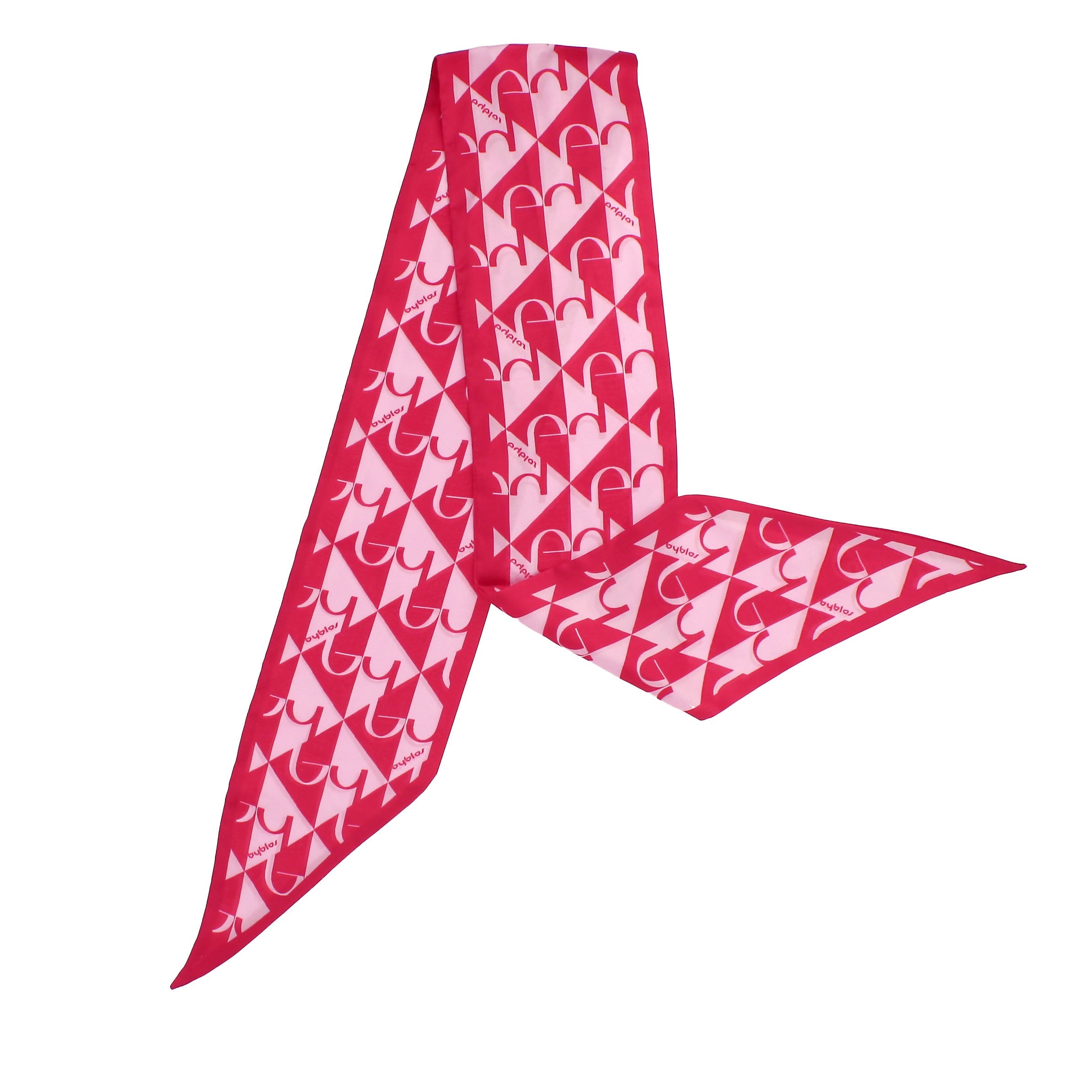 Mini foulard stampa triangolo