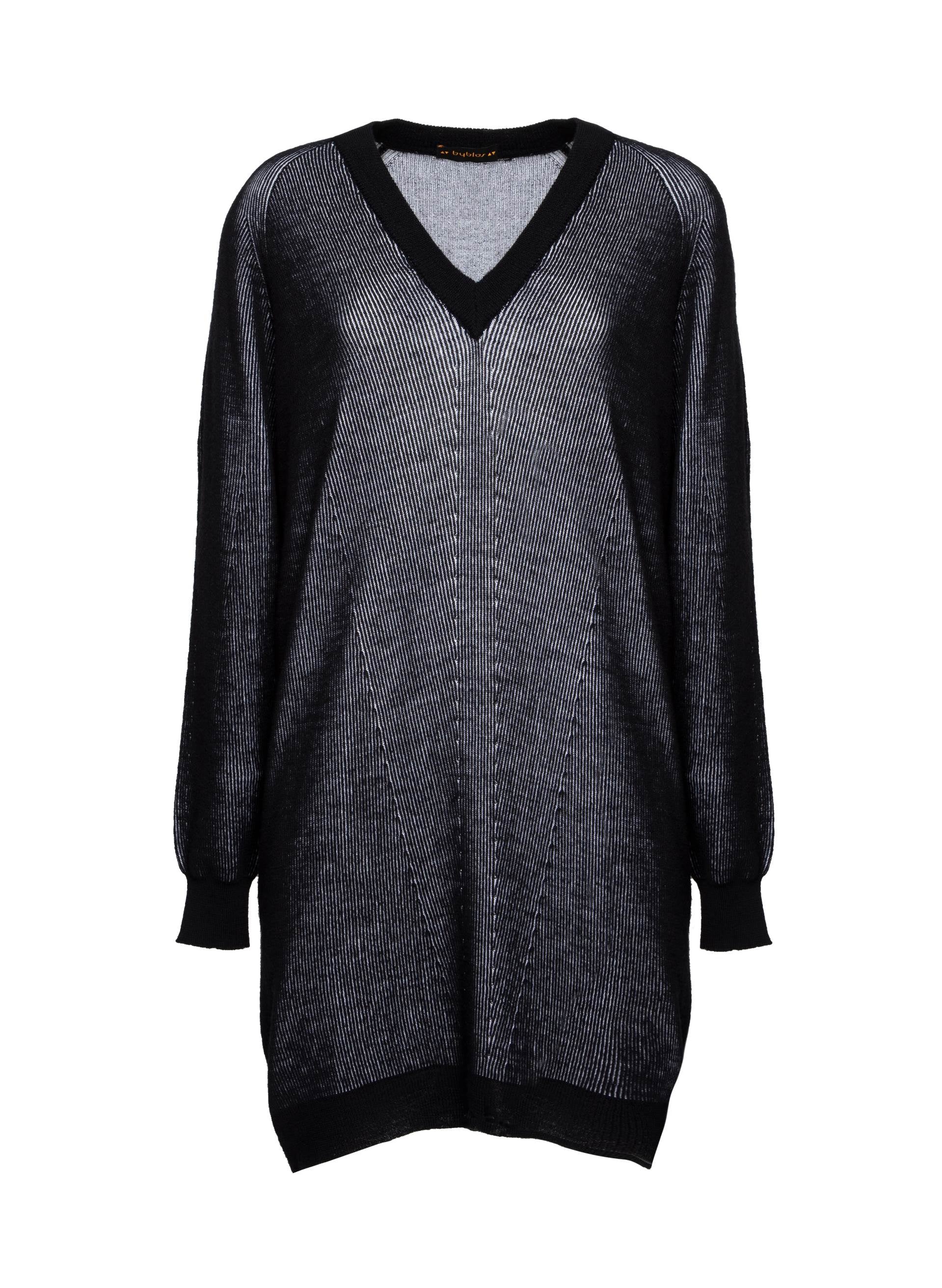 KNIT LINES MAXI JUMPER