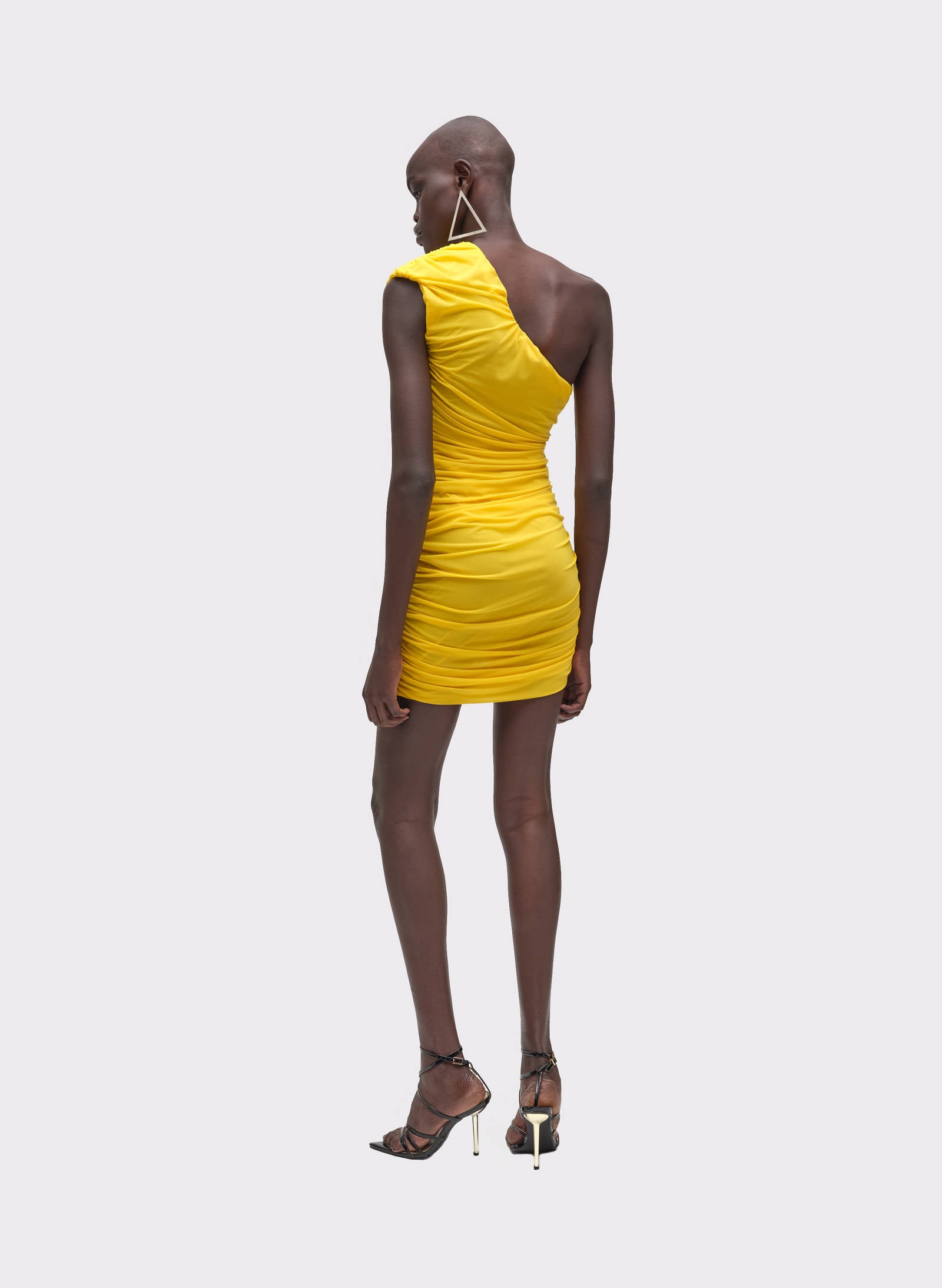 METALLIC EDGE MINI DRESS