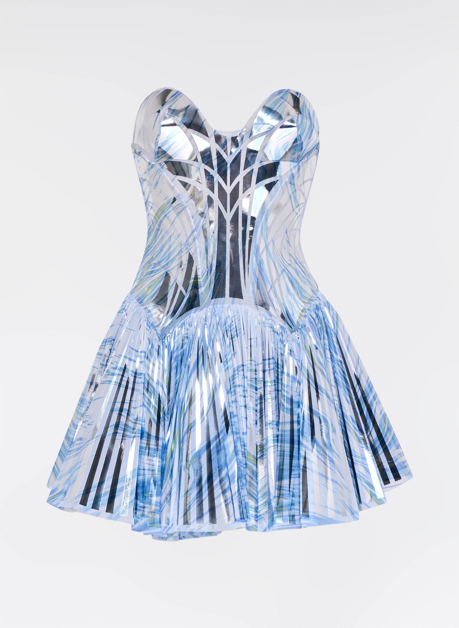 blue siren dress Cyborg Siren Dress