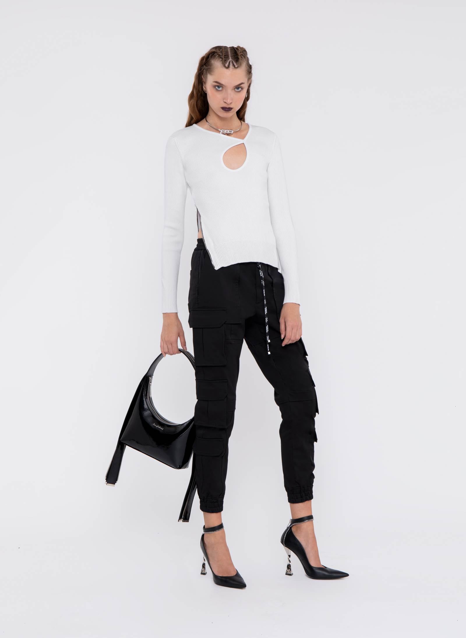 "DNA" Neckline Sweater