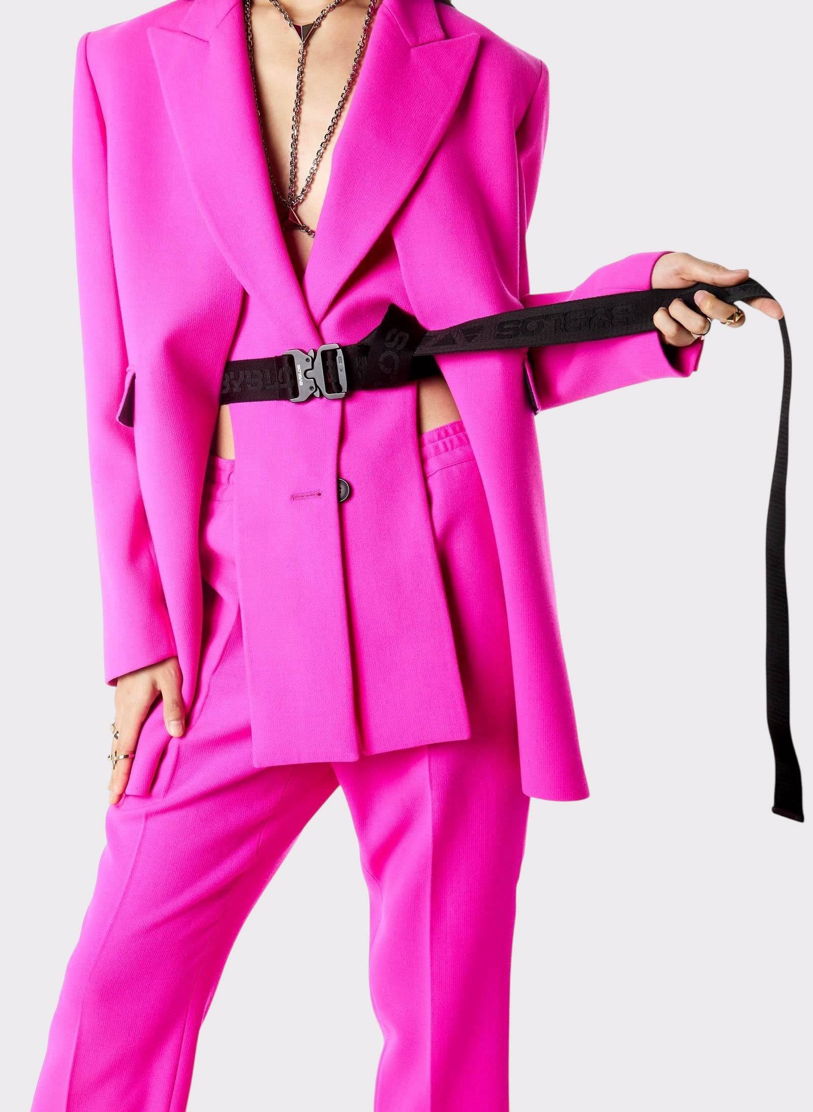 SPORT LOGO JAQUARD BELT