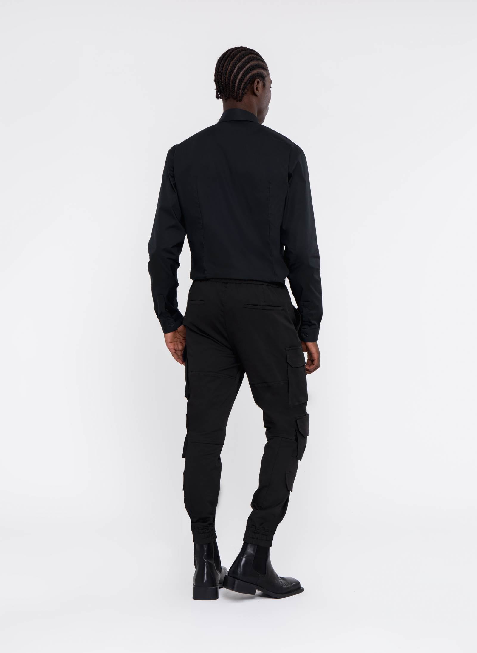 Byblos Classic Shirt in black - side view