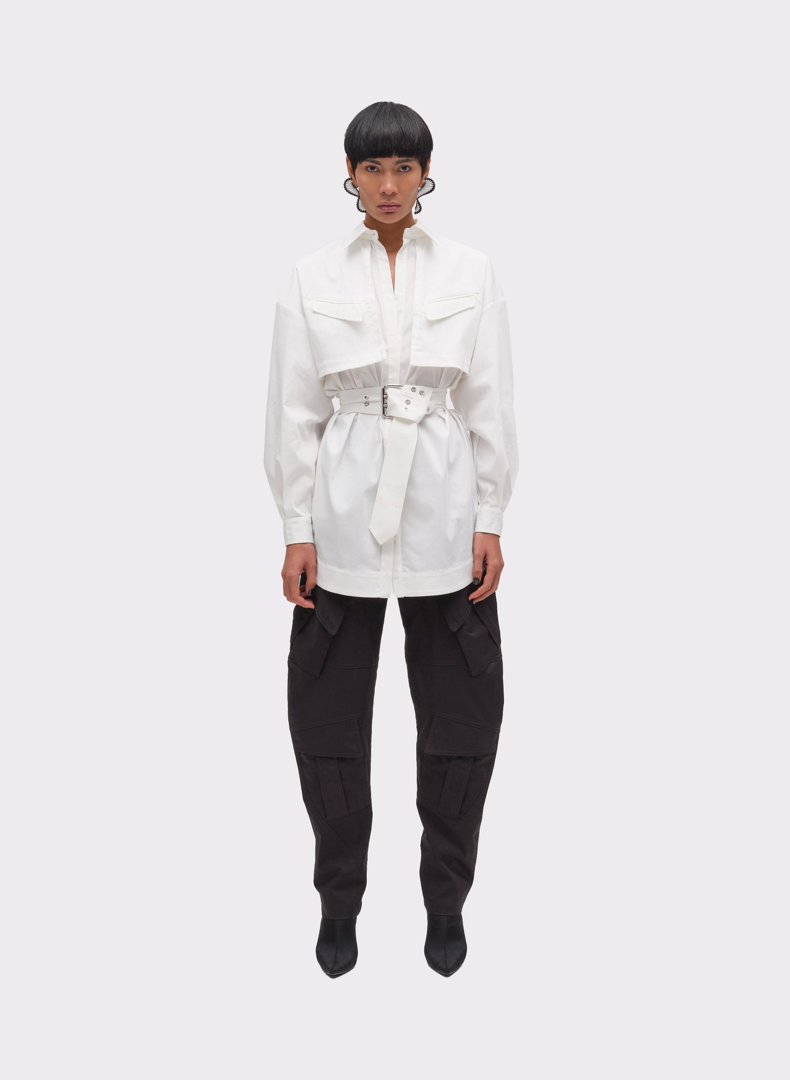 Contemporary Cargo Trench Shirt