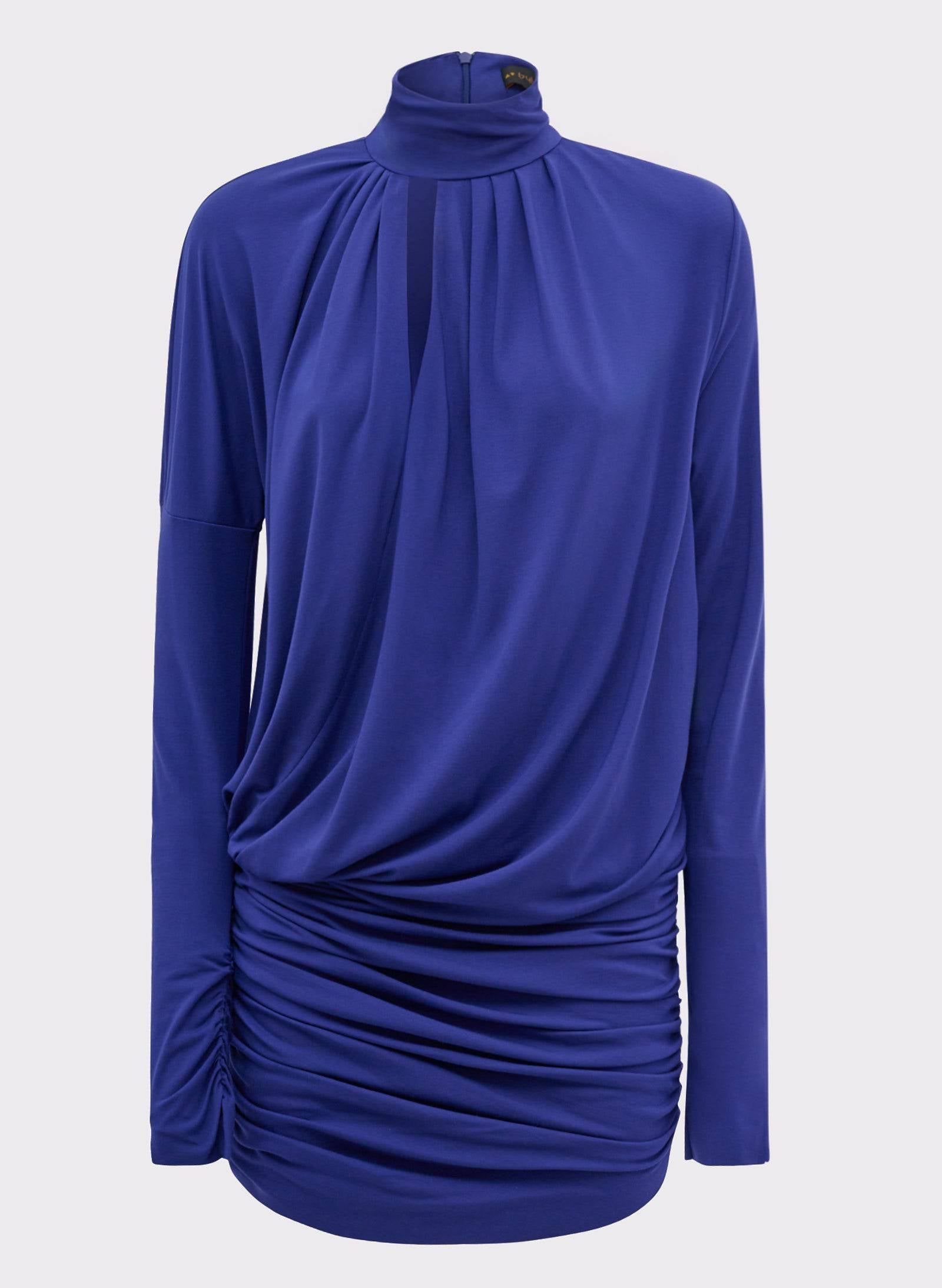 Blue Asymmetric Dress