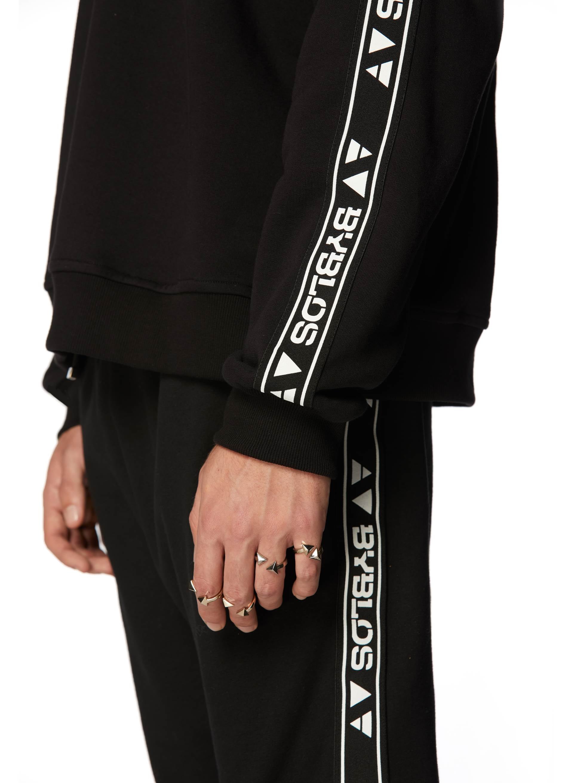 LOGO TRACK CREWNECK JUMPER