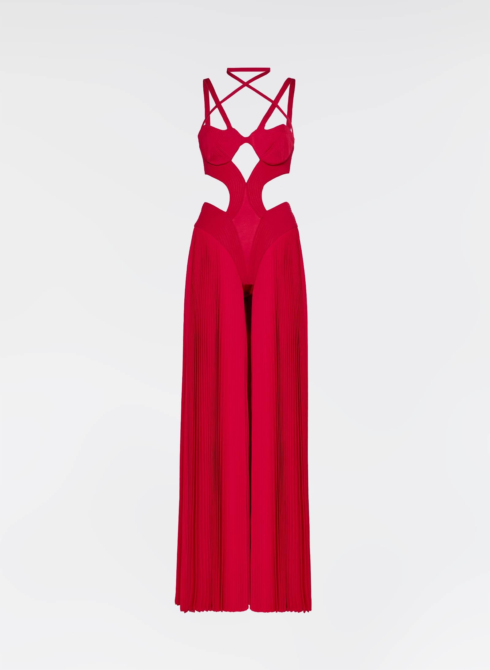 Body-Crossed Dress
