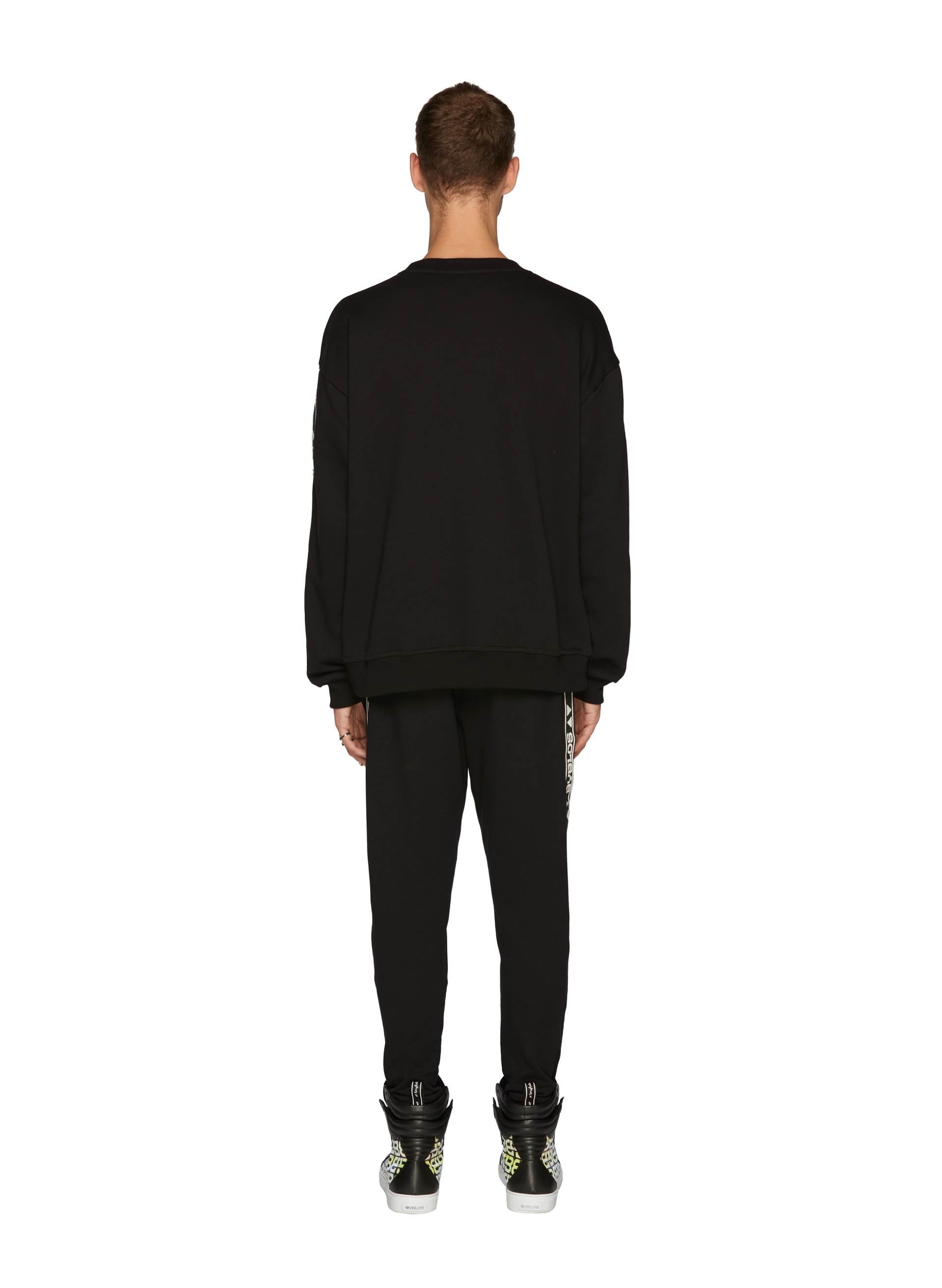 LOGO TRACK CREWNECK JUMPER