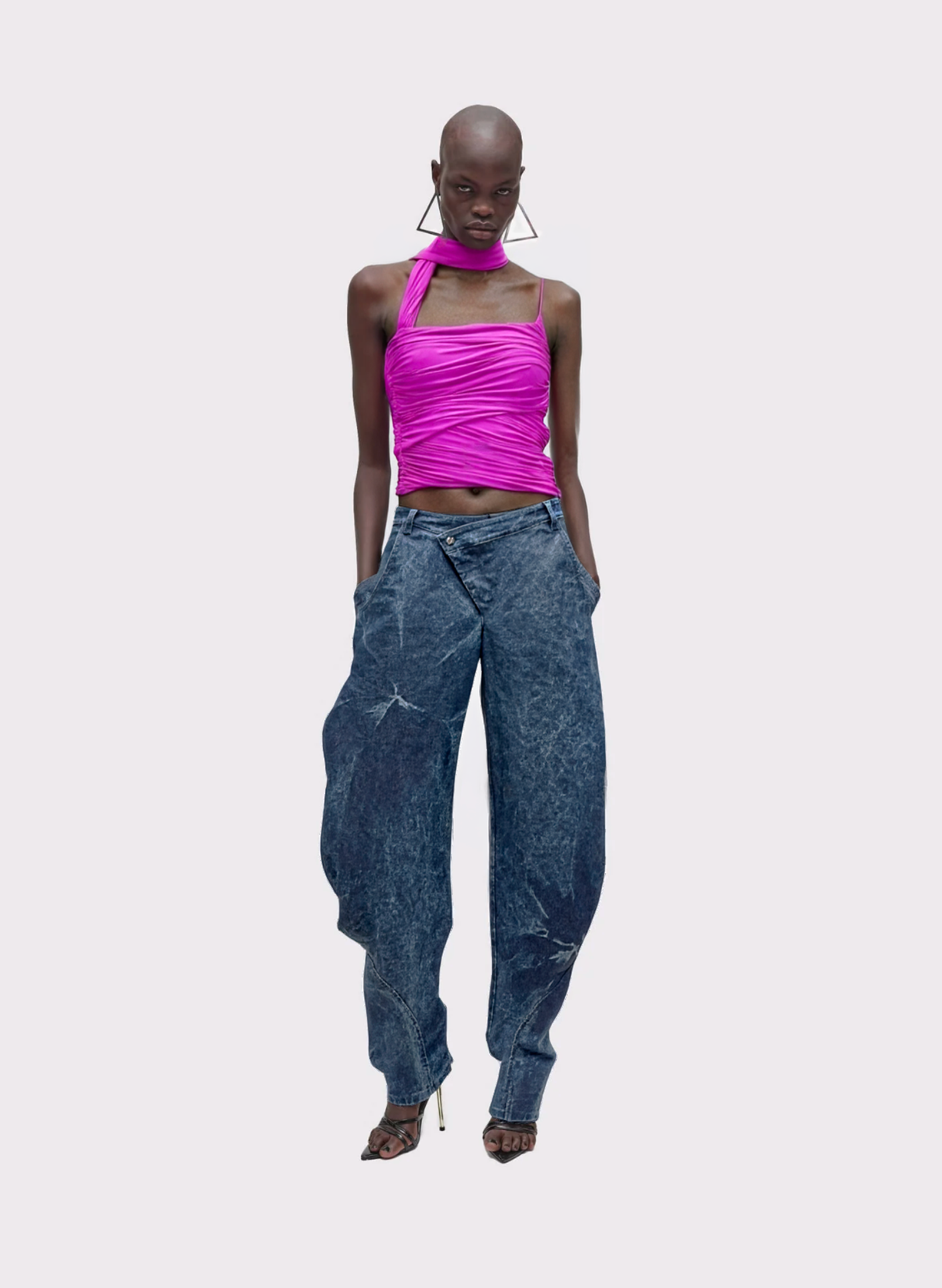 Asymmetrical Jersey Top