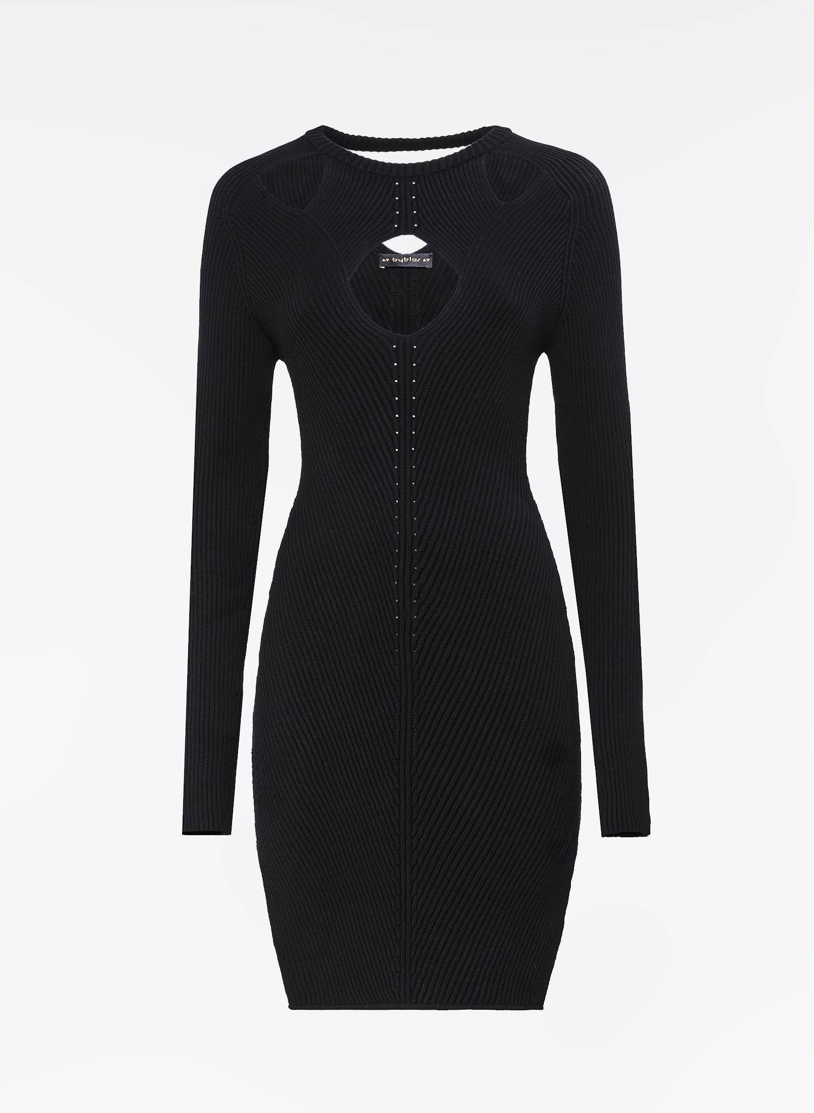 Diagonal "DNA" Mini Dress