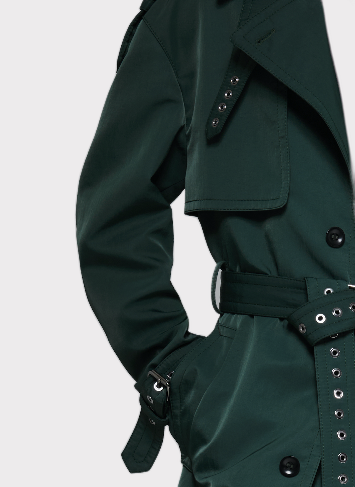 Oversized Belted Trench Coat
