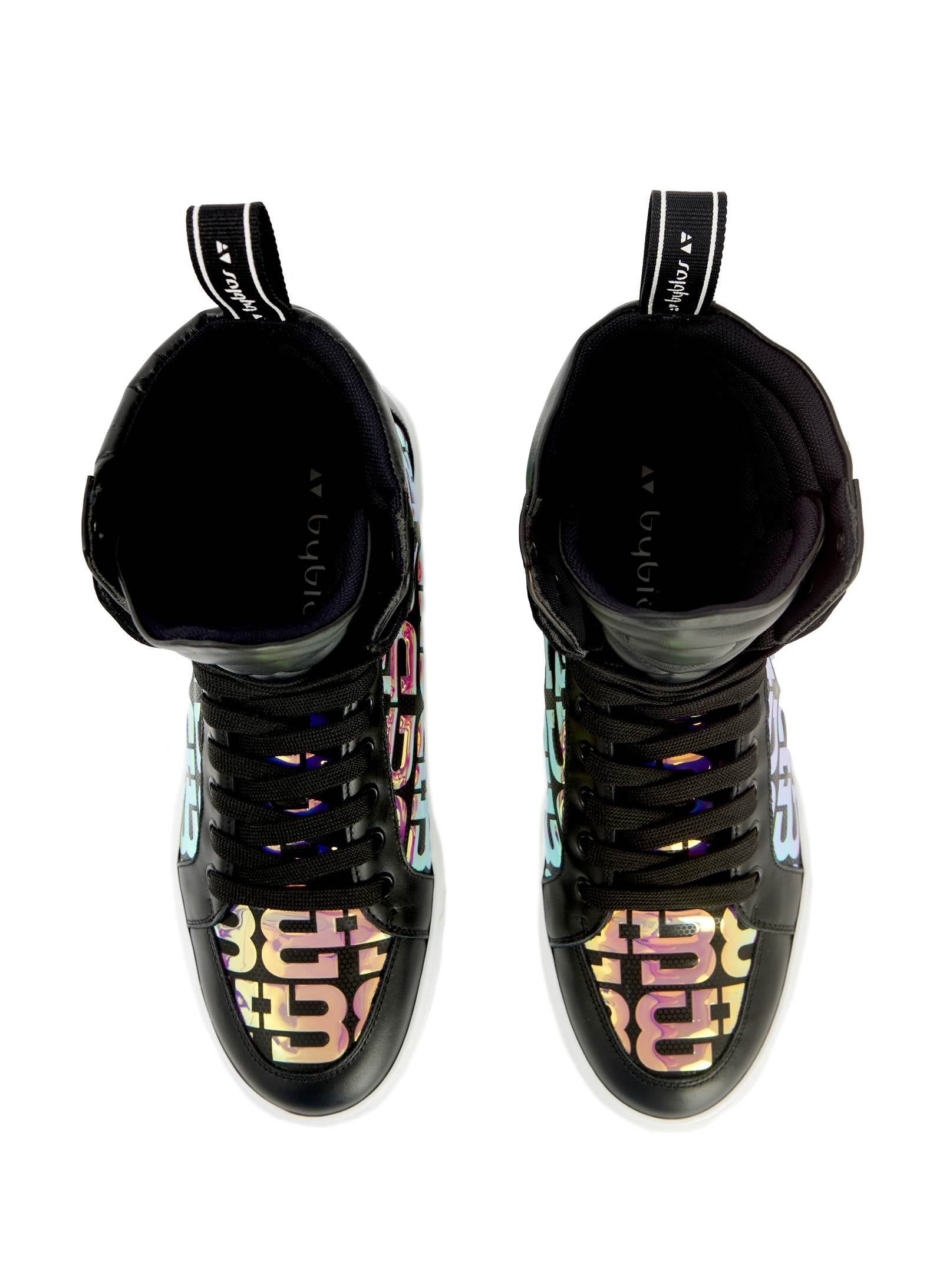 3D LOGO IRIDESCENT SNEAKERS