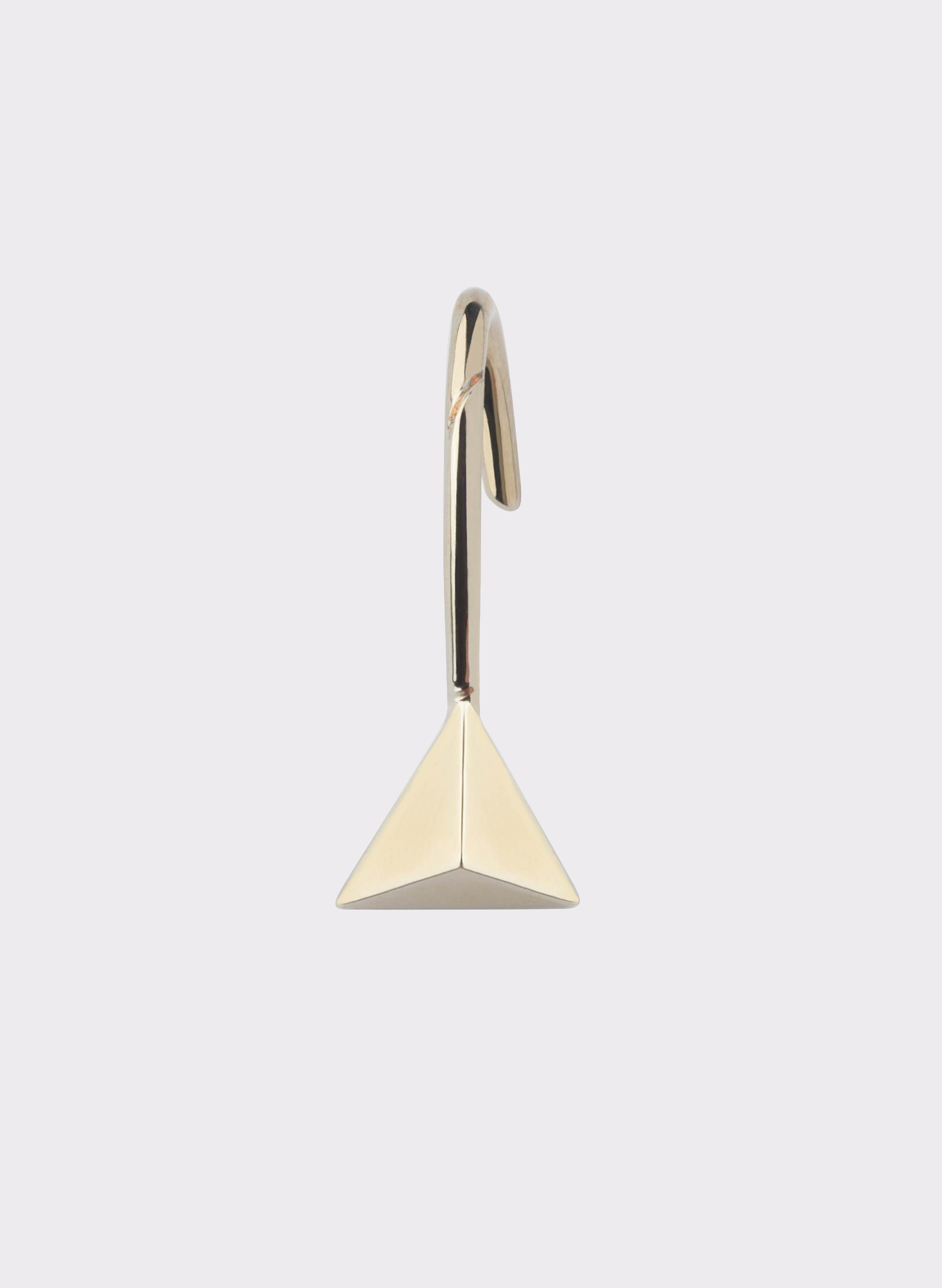 Byblos Triangle Lip Cuff in gold - front view