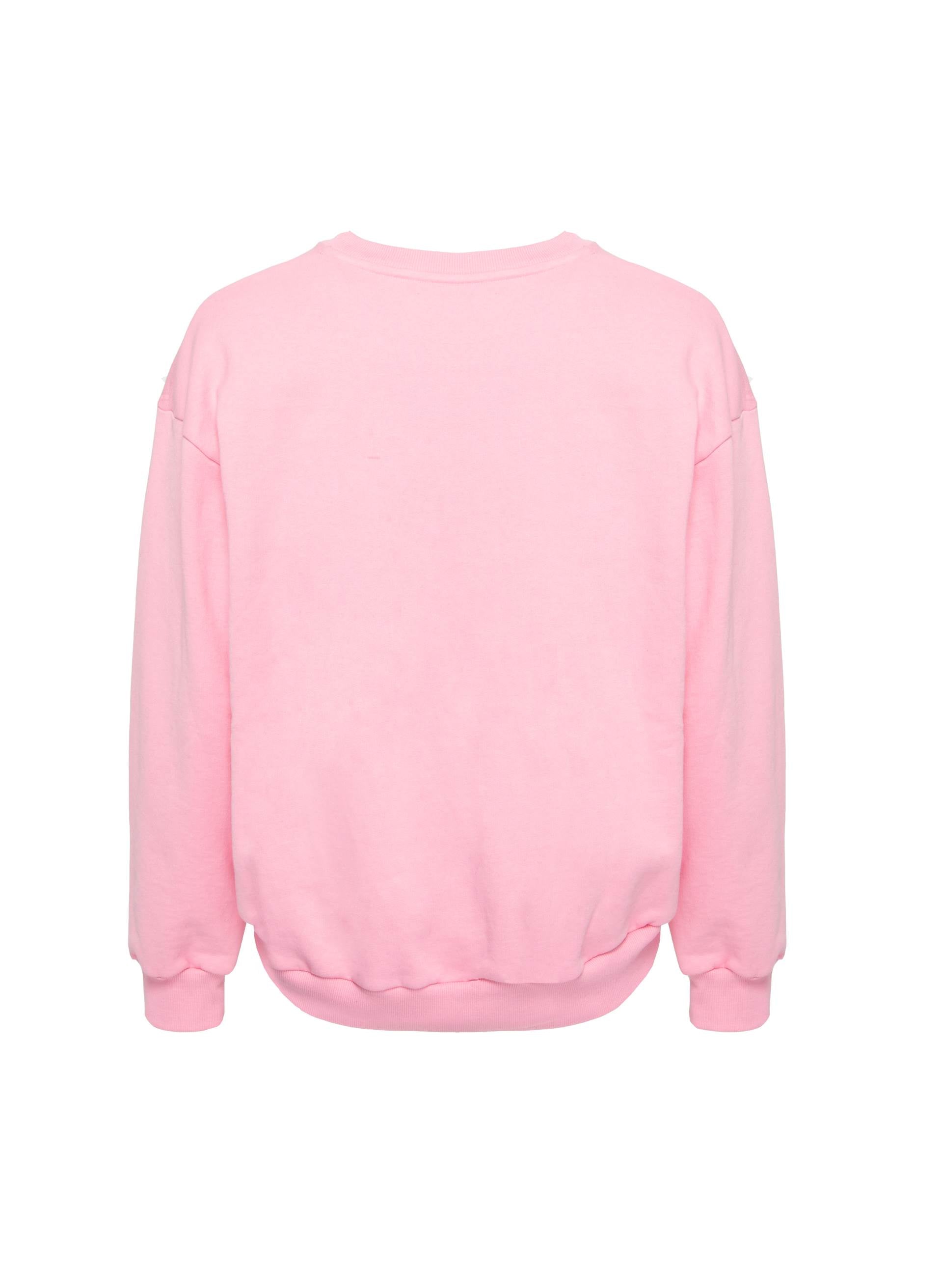 IRIDESCENT LOGO CROP JUMPER