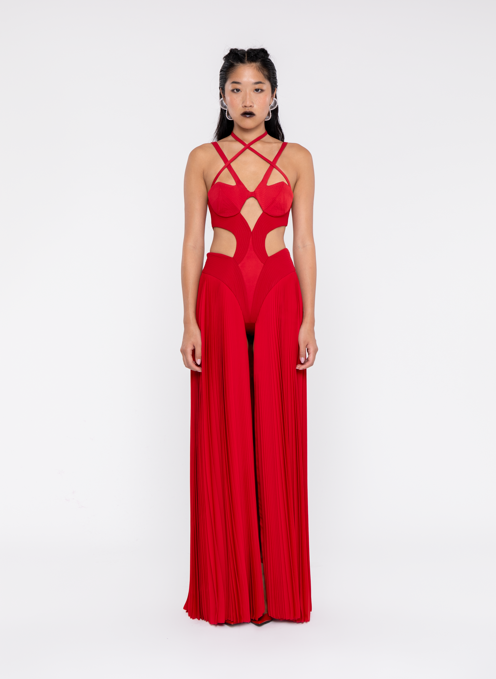 Body-Crossed Dress