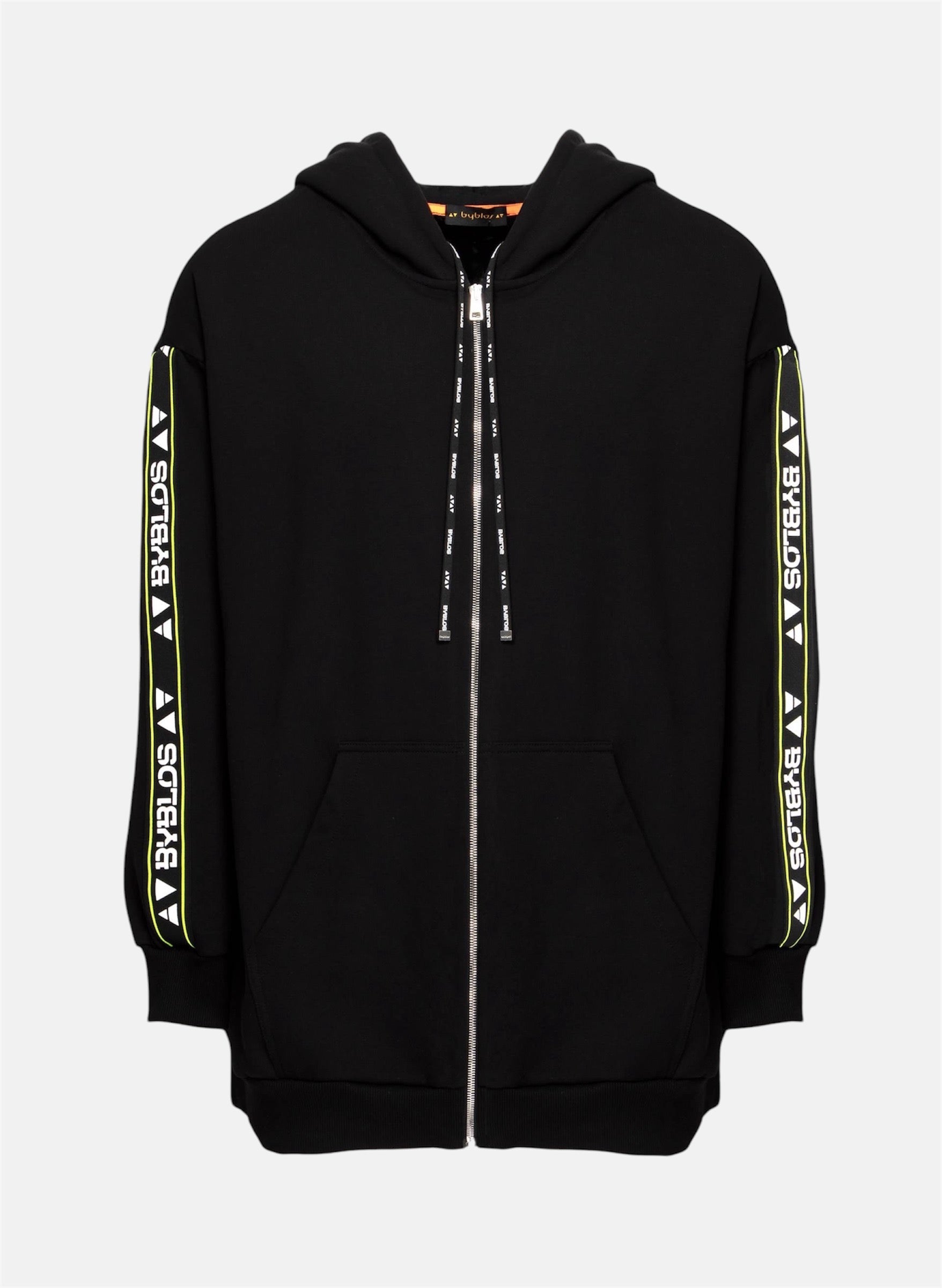 Felpa con Cappuccio e Zip con Logo