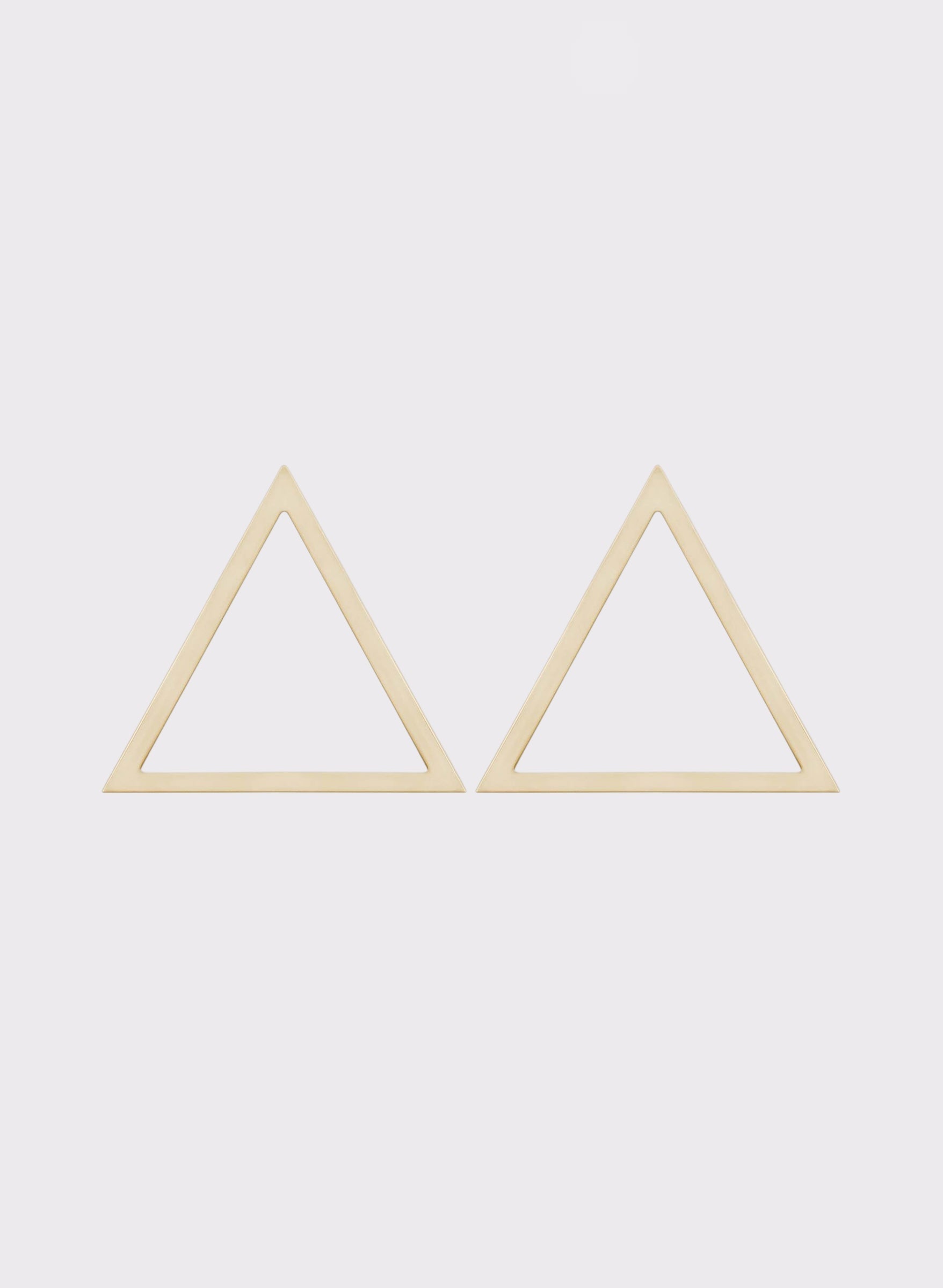 Maxi Triangle Drop Earrings