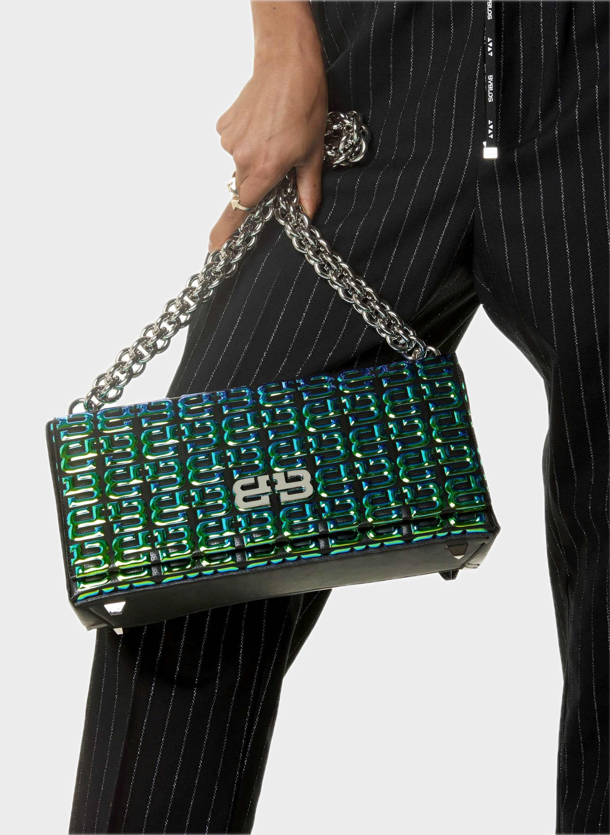 Borsa Triangolo Iridescente