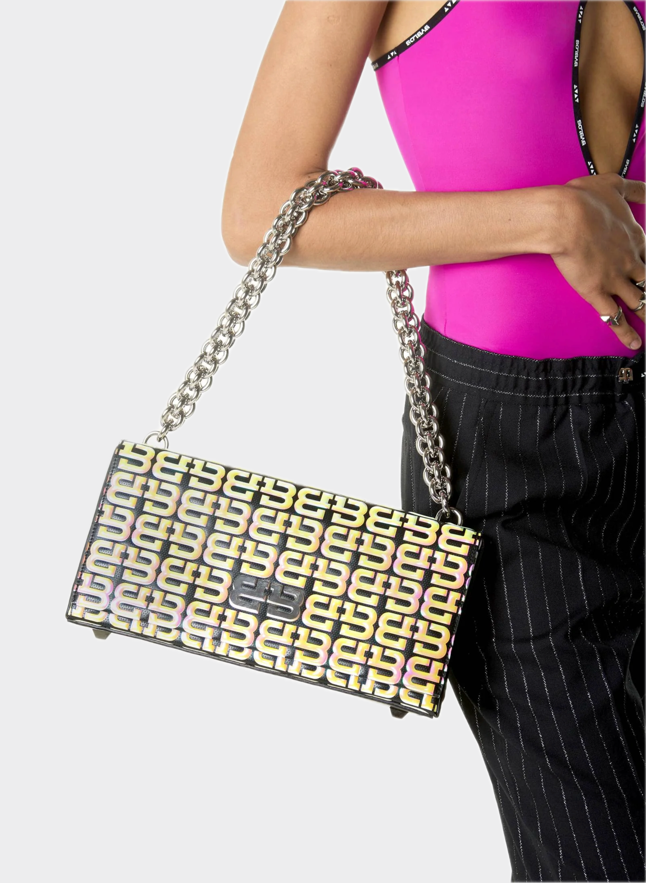 Borsa Triangolo Iridescente