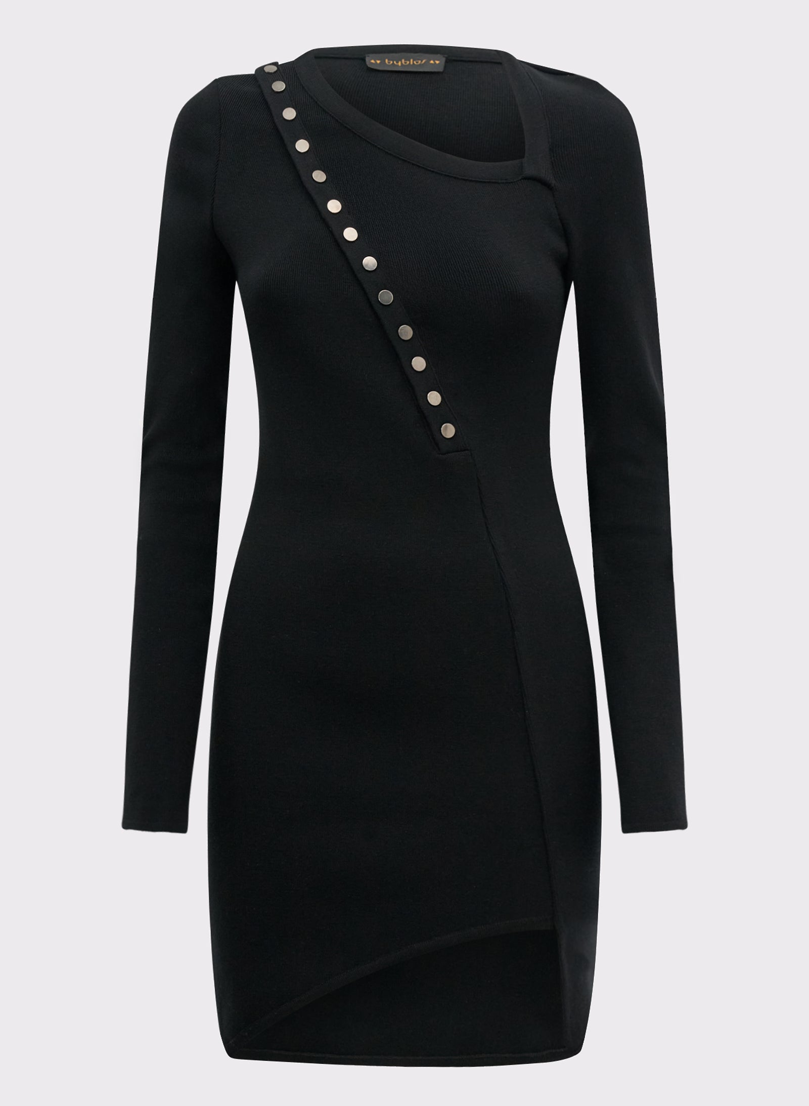 Abito in maglia con Snap