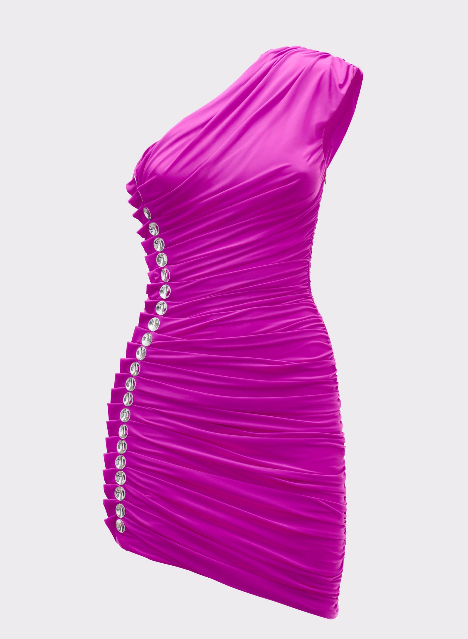 METALLIC EDGE MINI DRESS