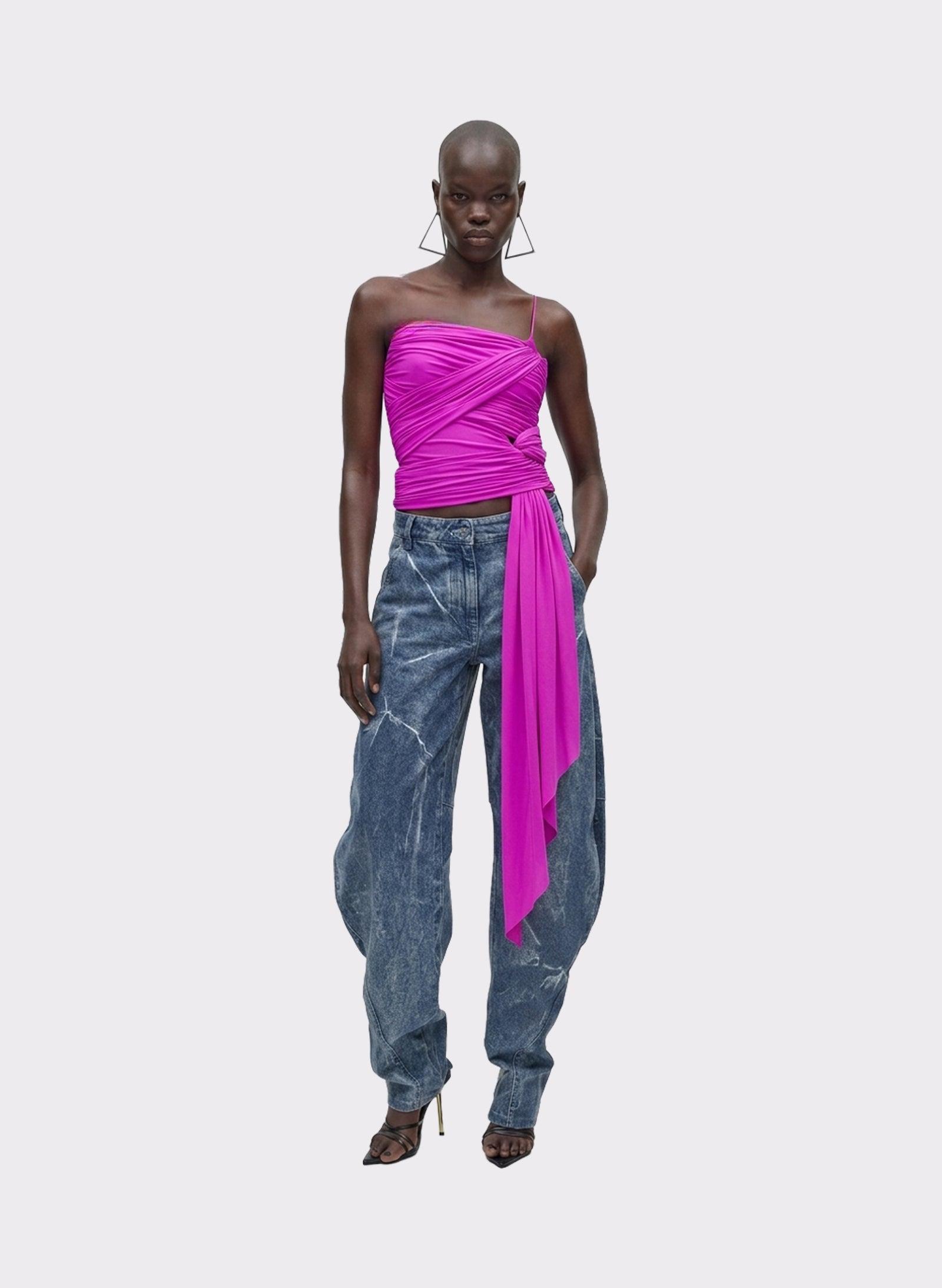 Asymmetrical Jersey Top