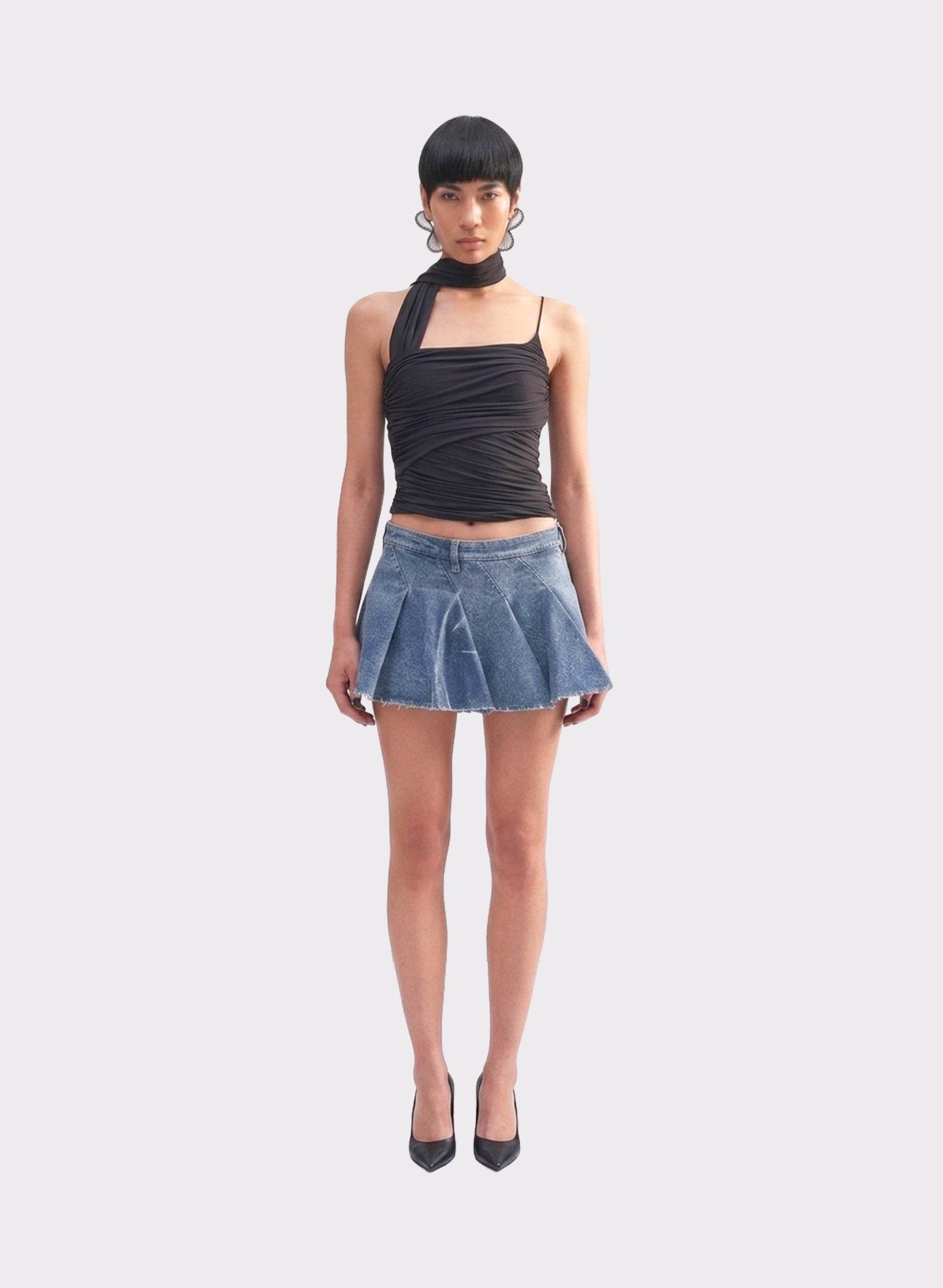 Asymmetrical Jersey Top