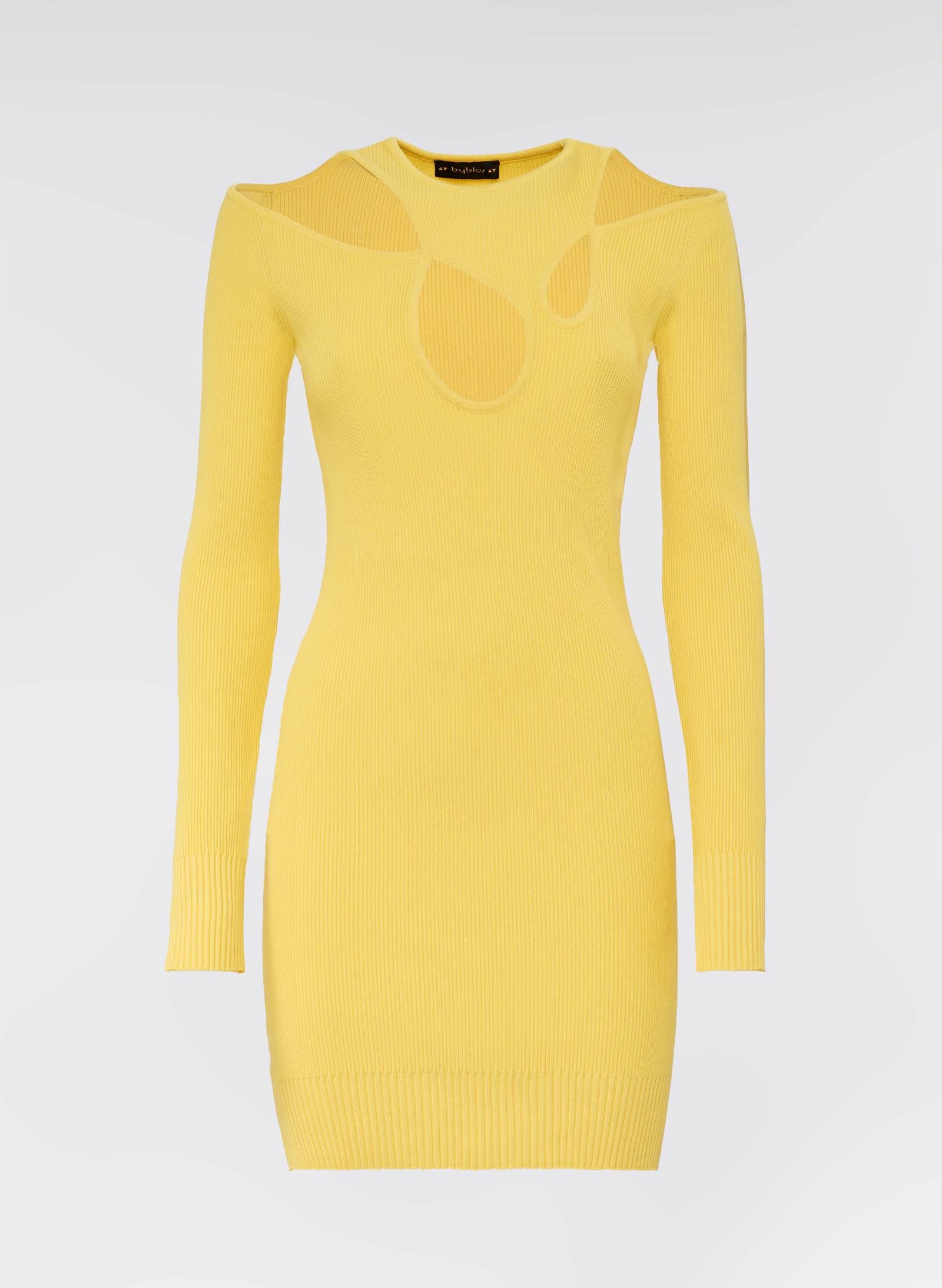 "DNA" Neckline Mini Dress