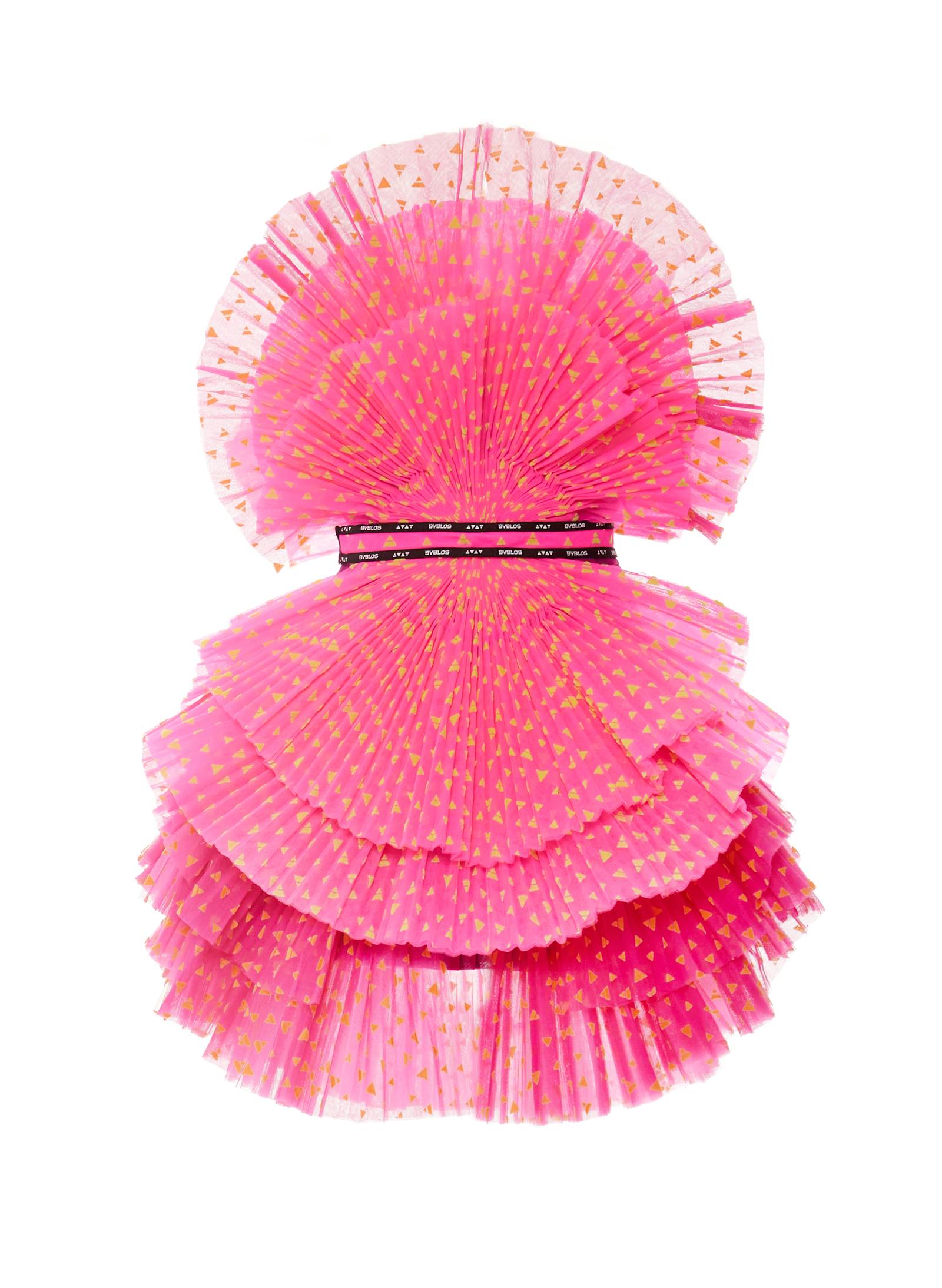 TULLE "VENTAGLI" DRESS