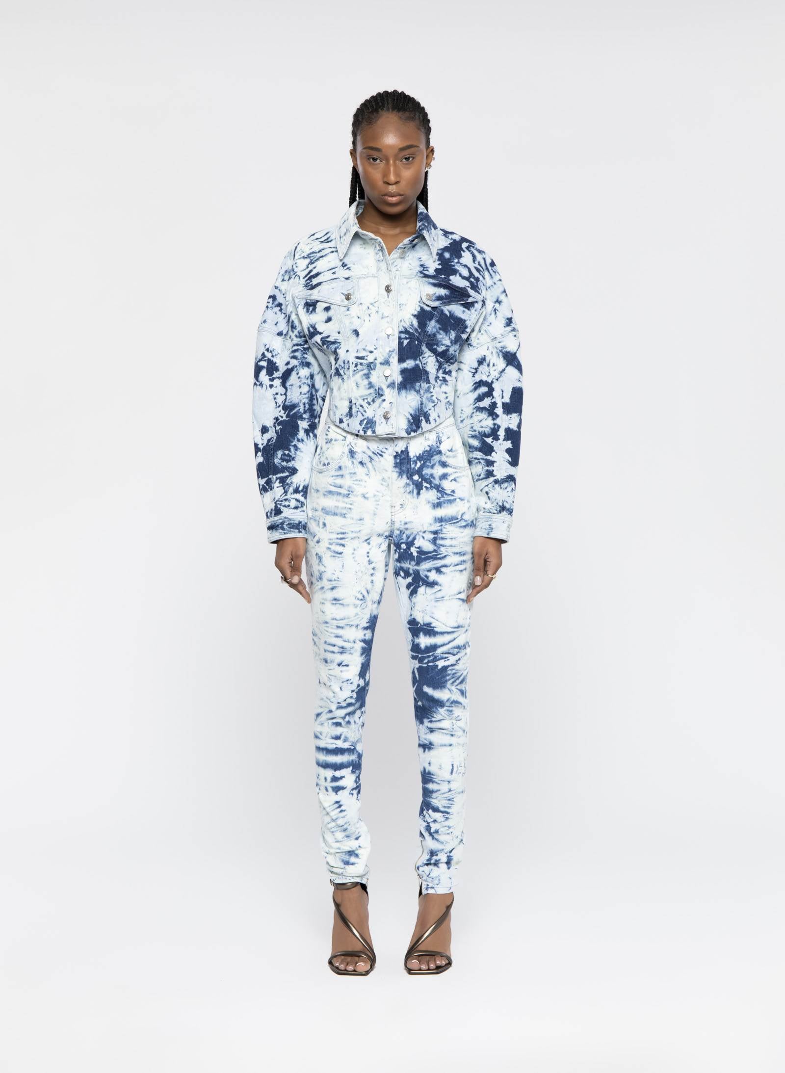 "Watercrush" Skinny Pants