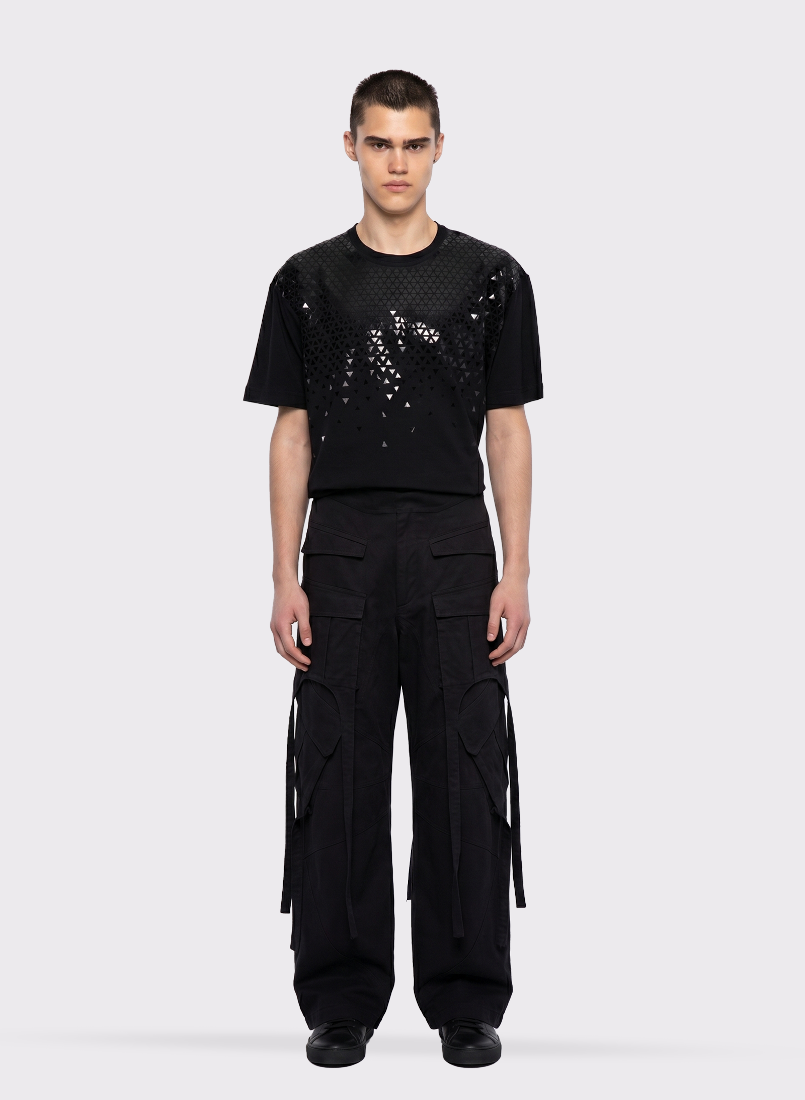 Byblos Multi Pocket Cargo Pants in black