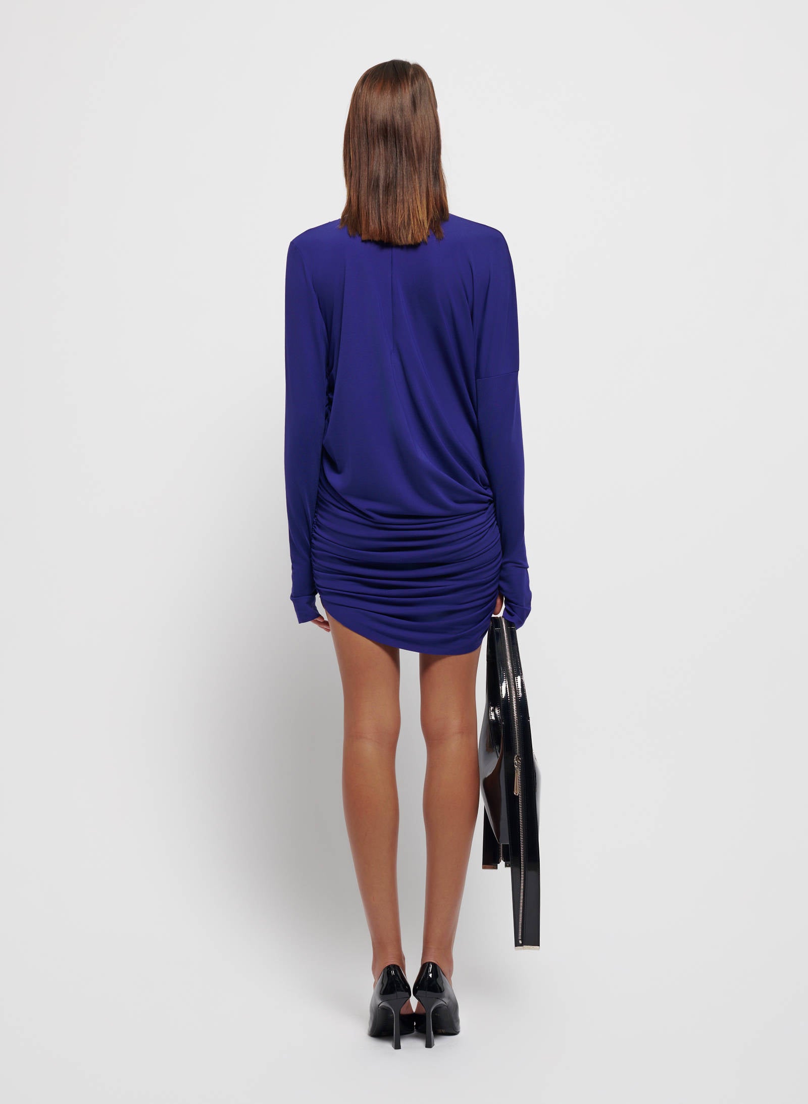 Blue Asymmetric Dress