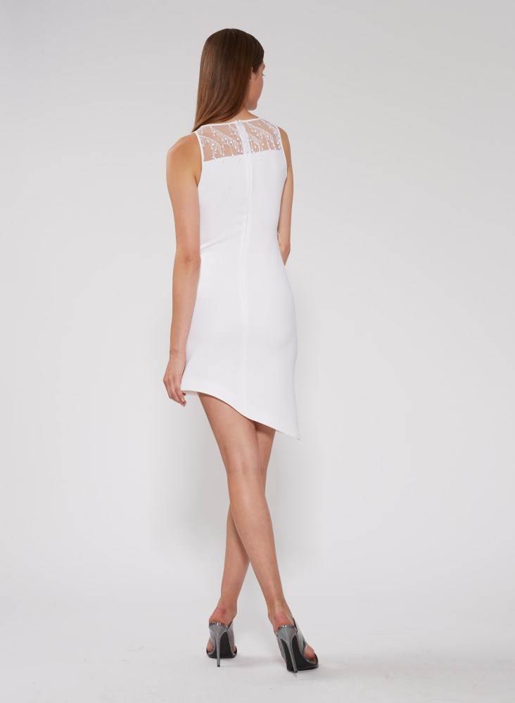 Embroidered Mini Dress