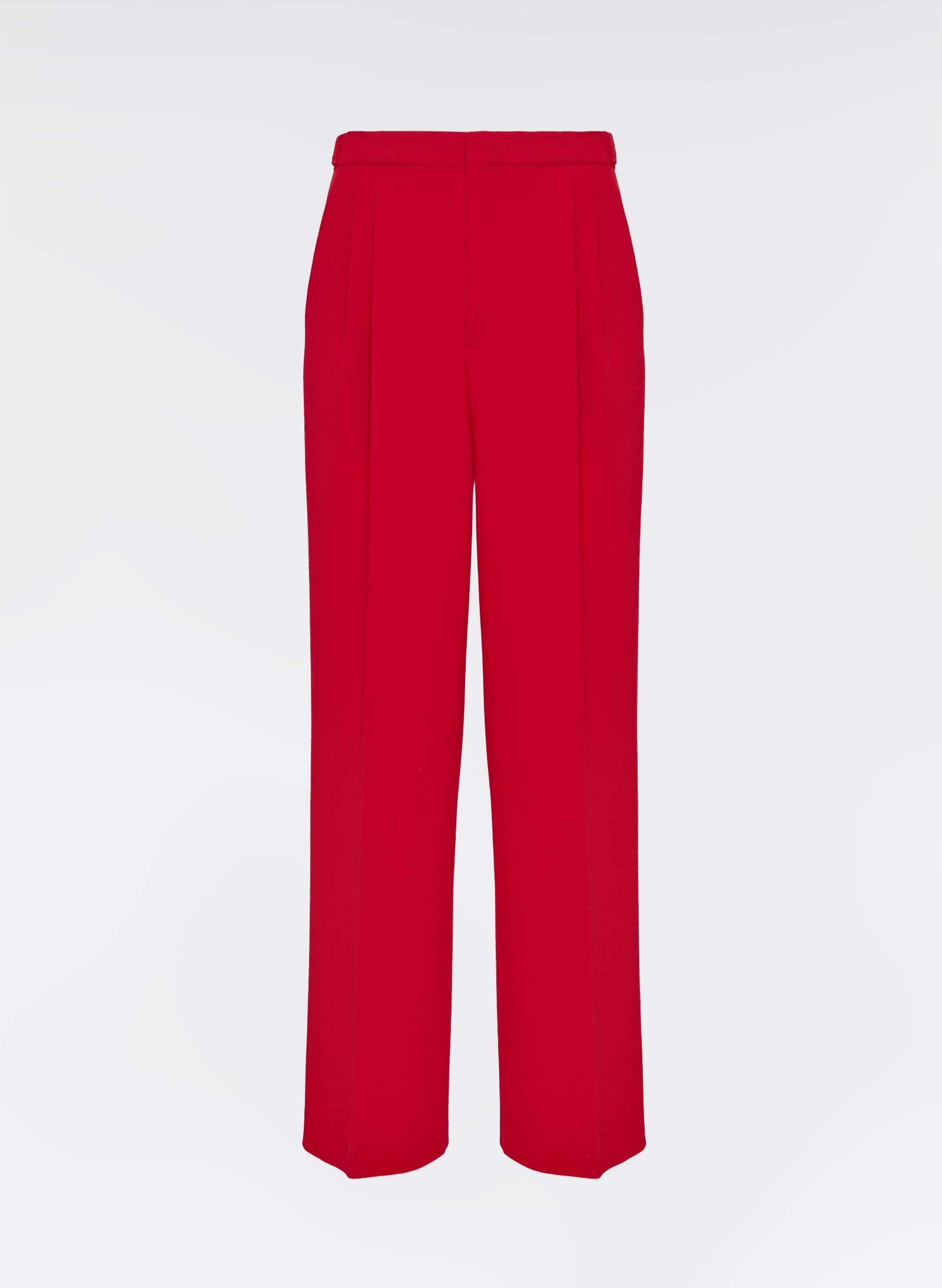 Pantaloni Fluidi In Crêpe
