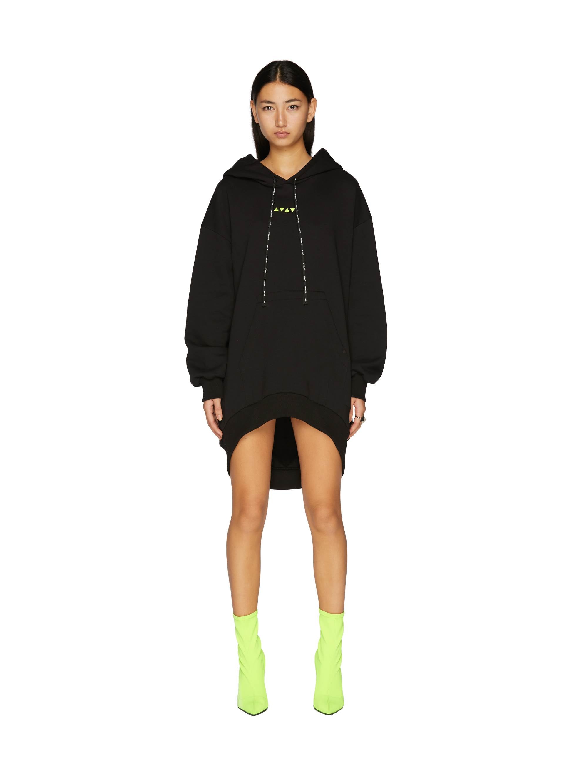 Triangles Hoodie Dress