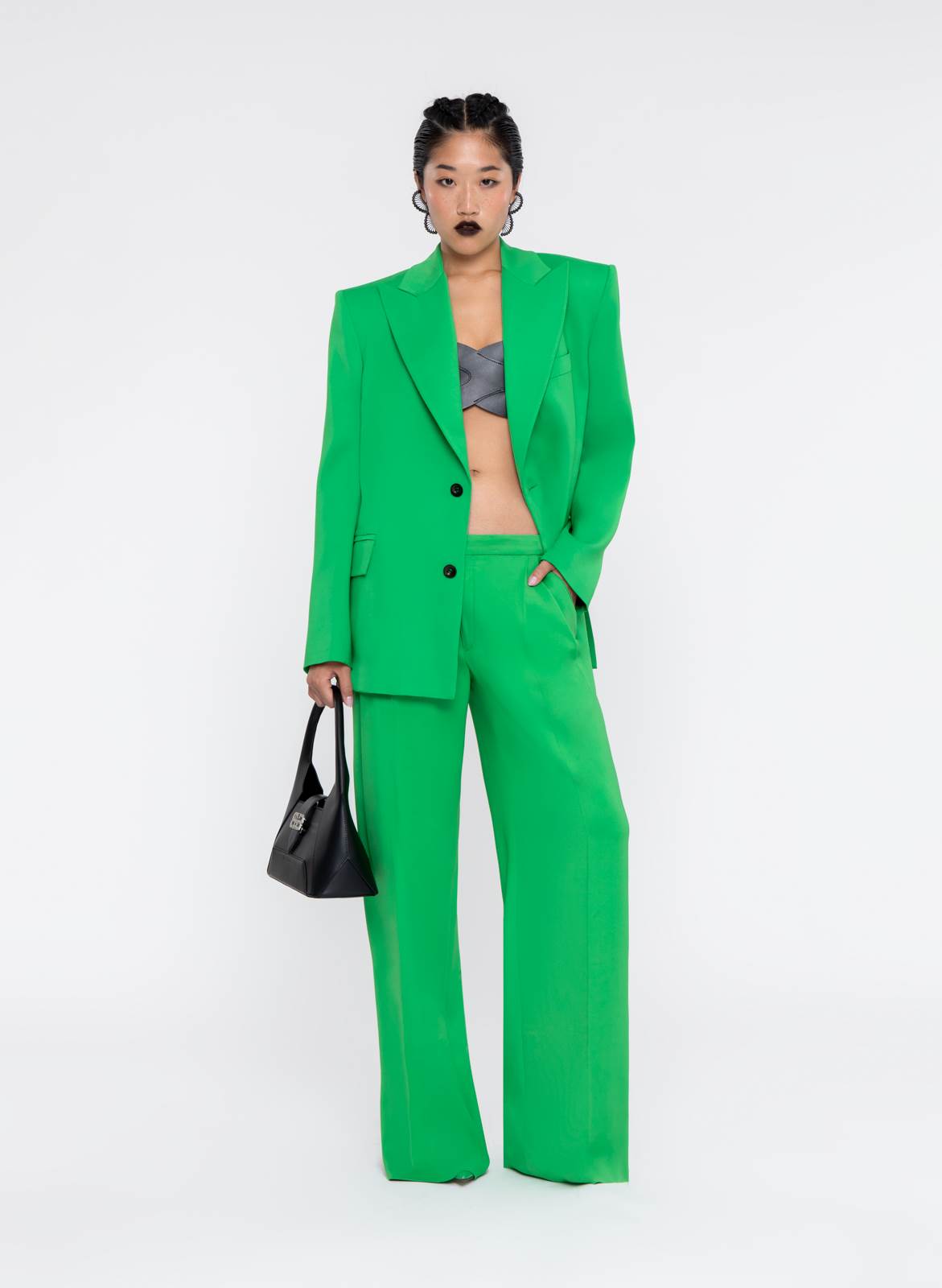 Pantaloni Fluidi In Cady