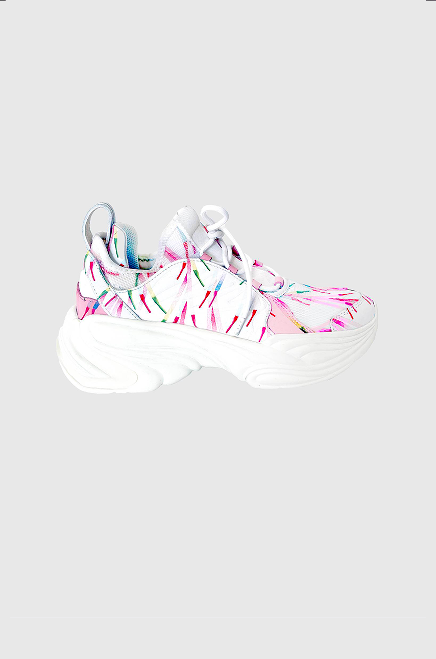 Sneakers Cocoon in pizzo stampato