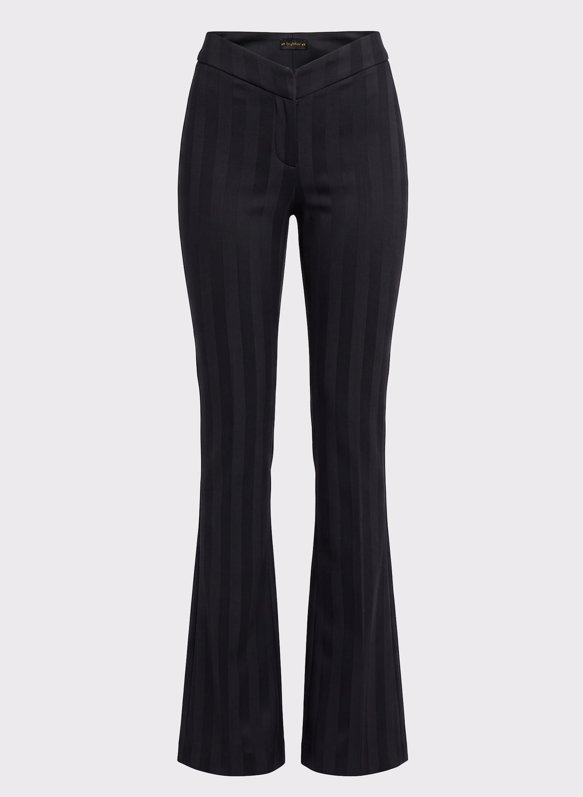 Tonal Stripe Tailored Trousers