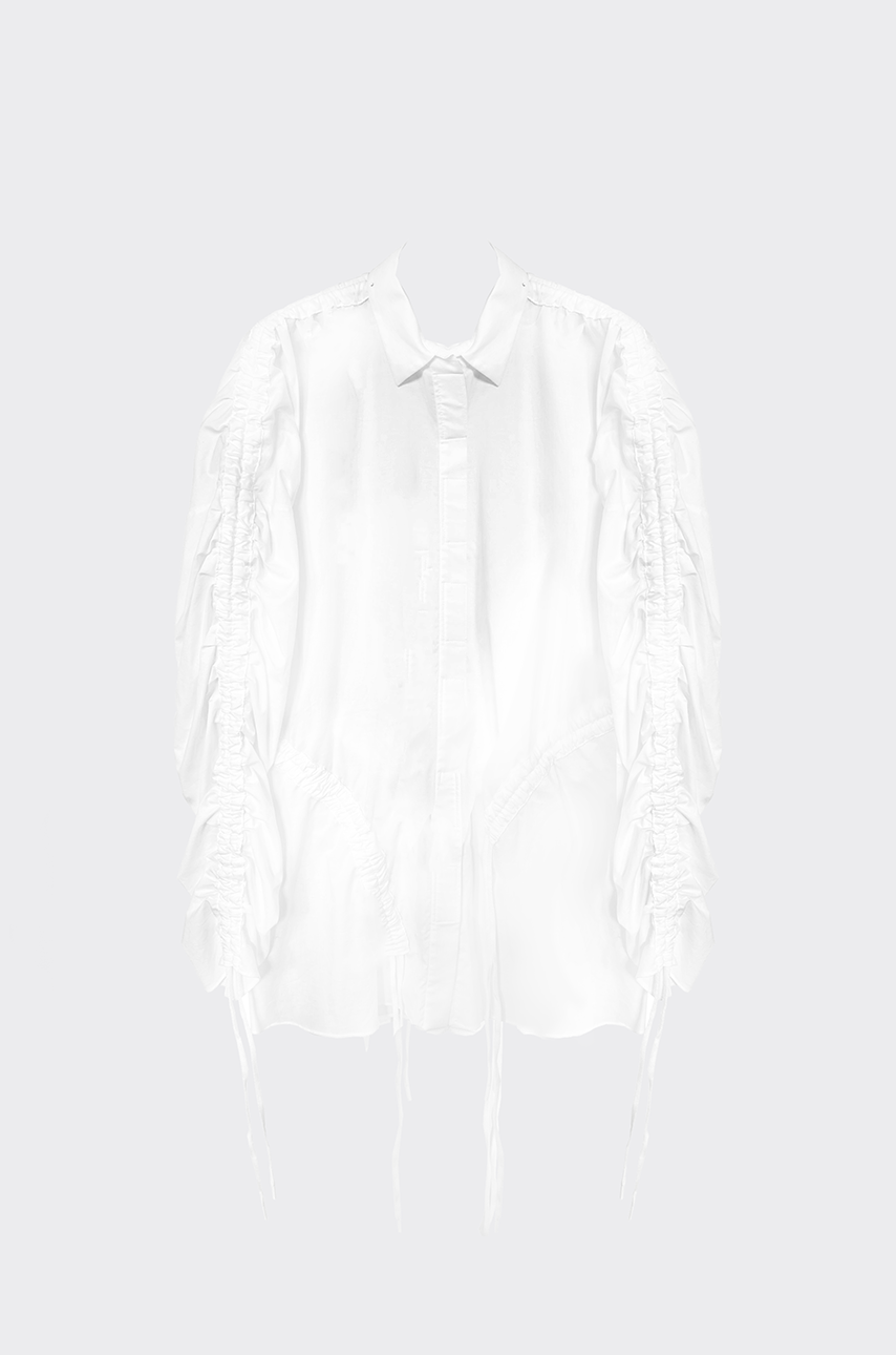 Camicia oversize con lacci