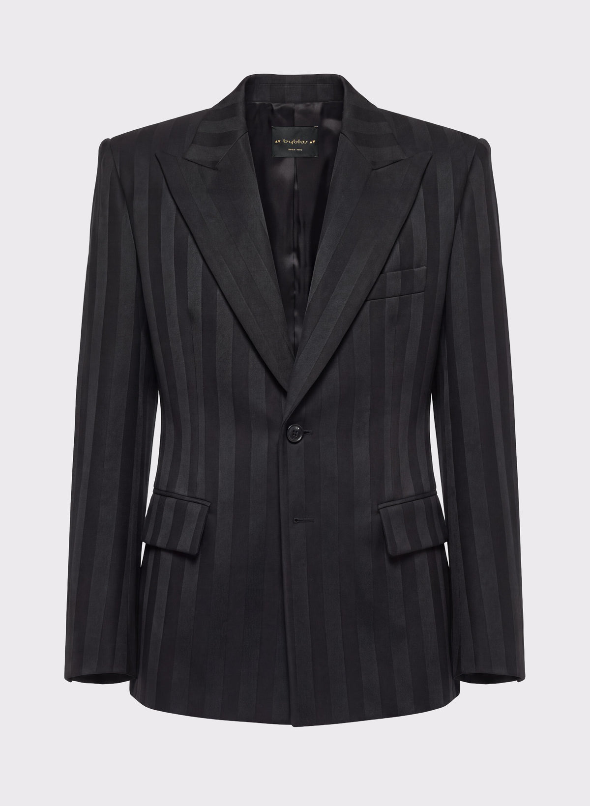 Tonal Stripe Tailored Blazer