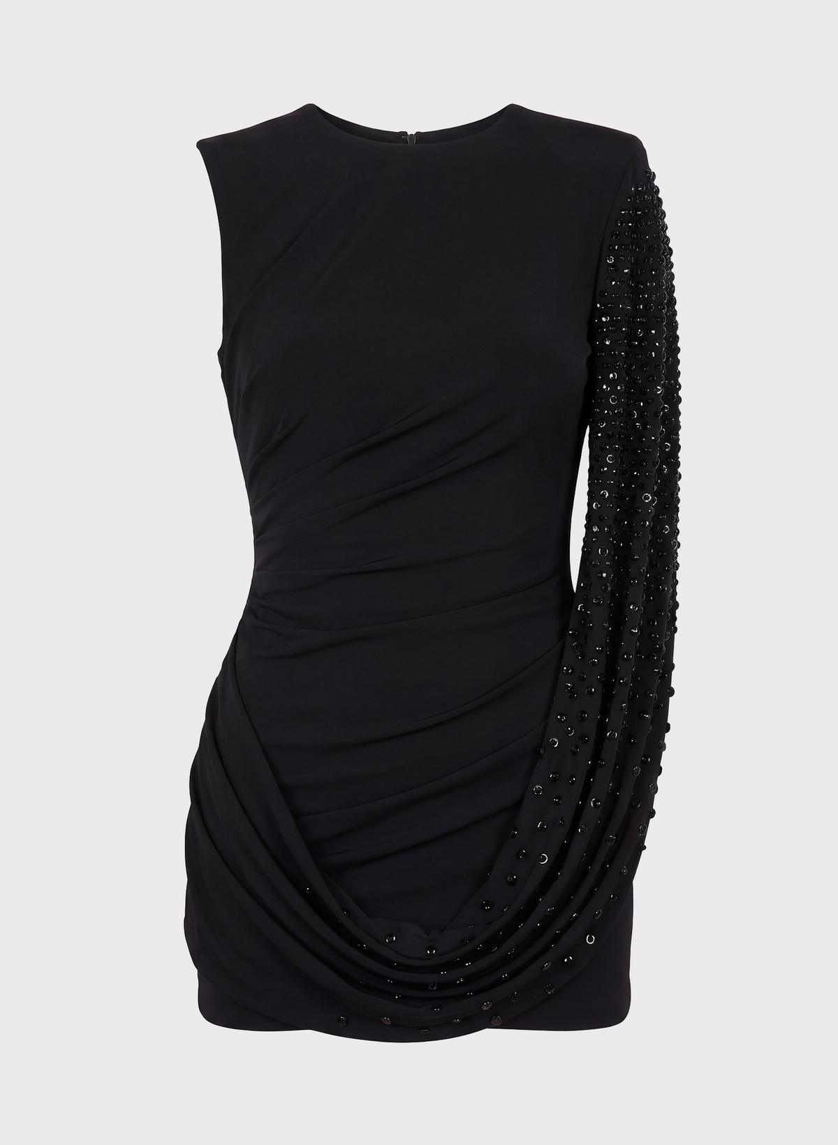 Crystal Sleeve Mini Dress