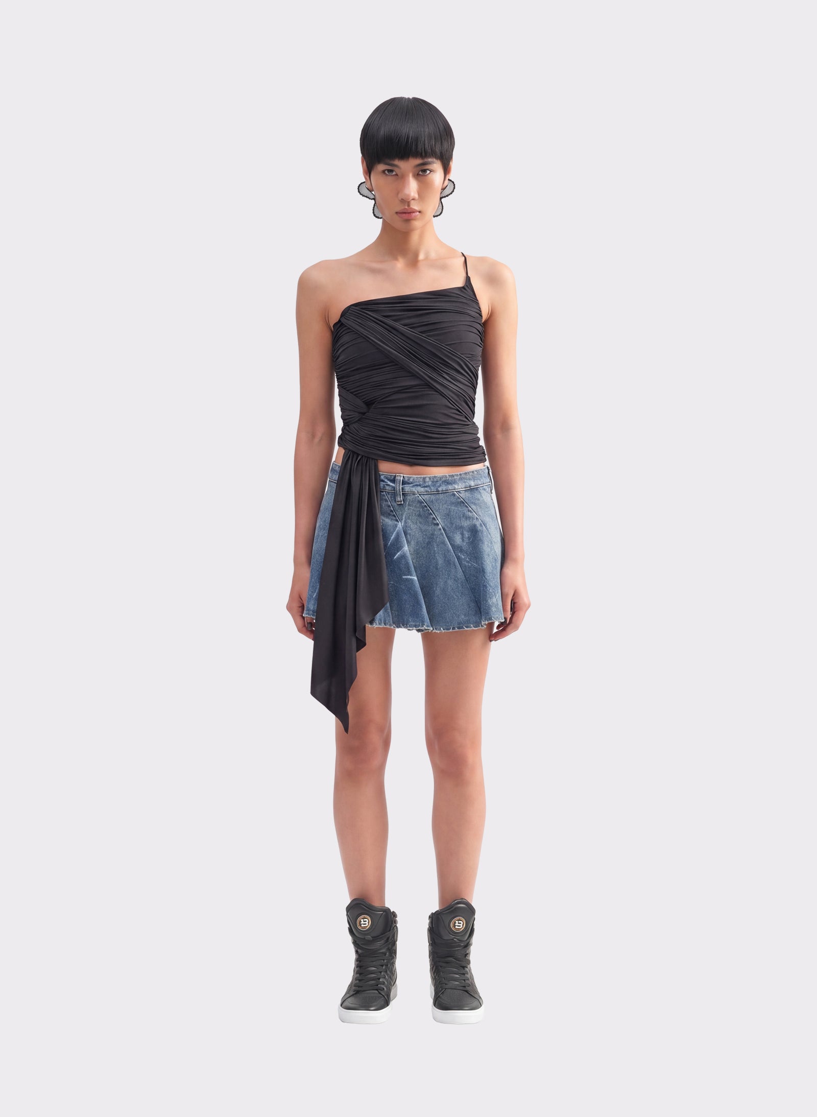 Asymmetrical Jersey Top