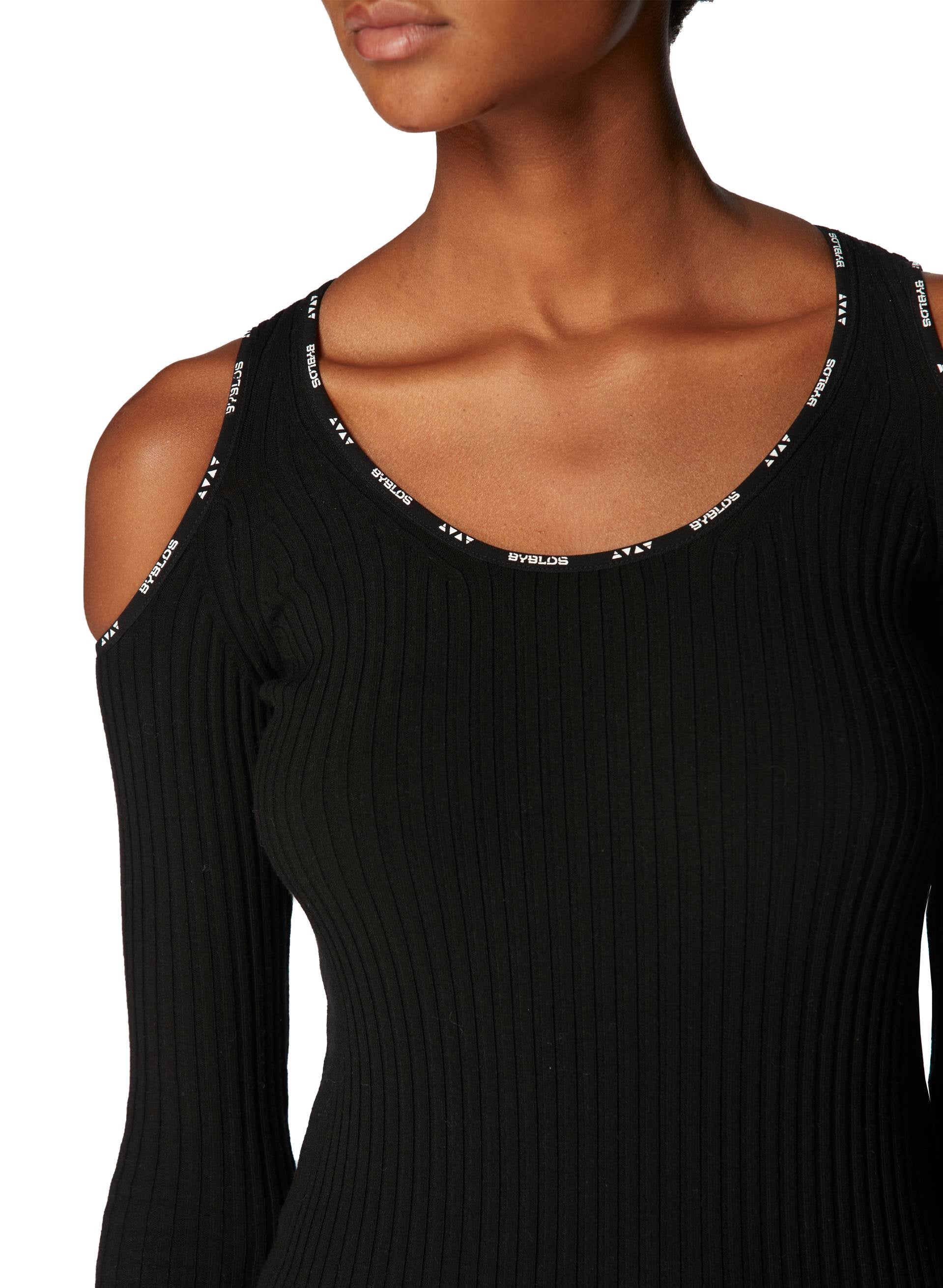 Vestito in Maglie Logo