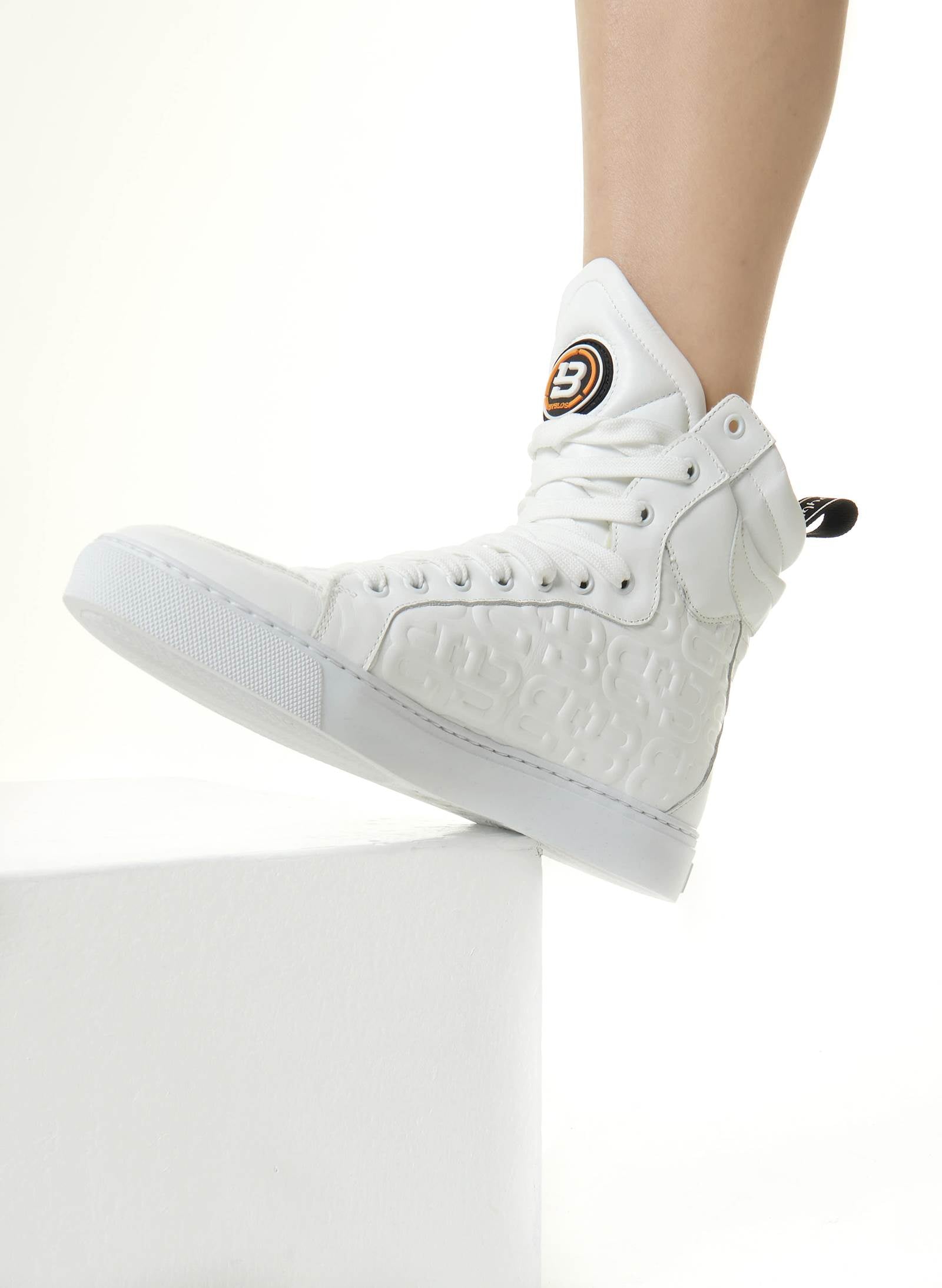 3D LOGO WHITE SNEAKER