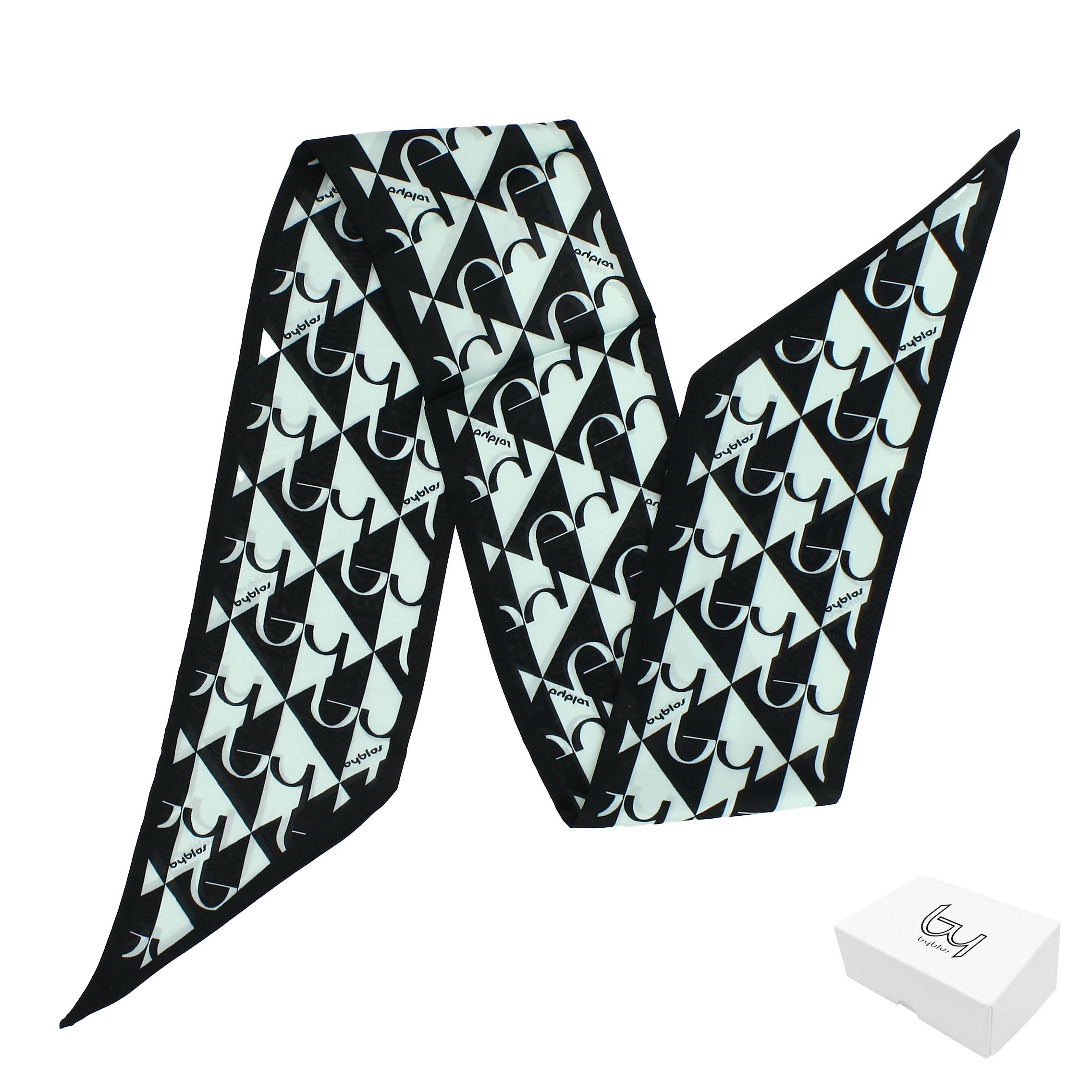 Mini Foulard Triangle Print