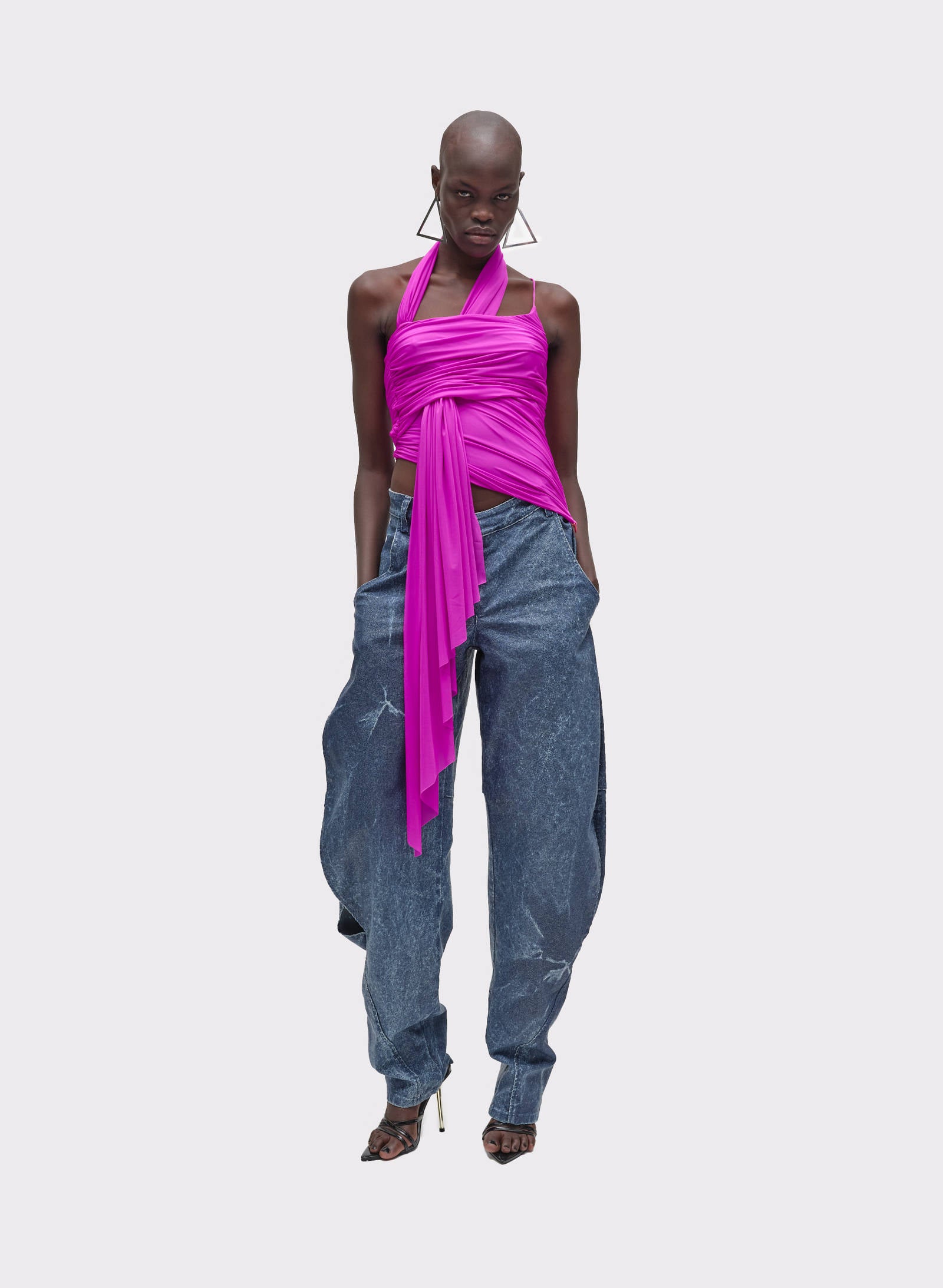 Asymmetrical Jersey Top