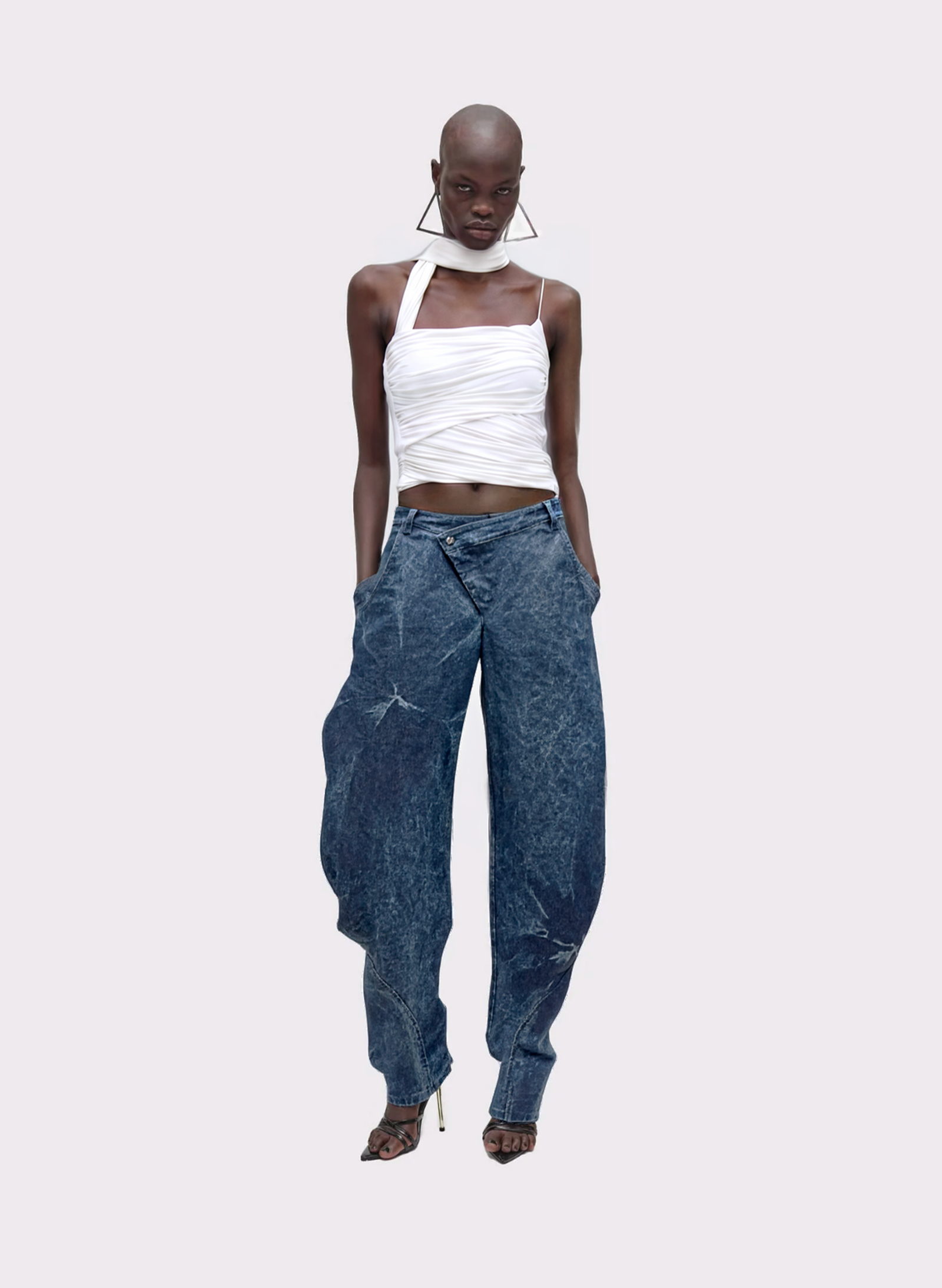 Asymmetrical Jersey Top