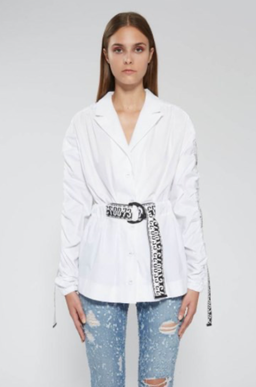 Oversized Technical Poplin Shirt